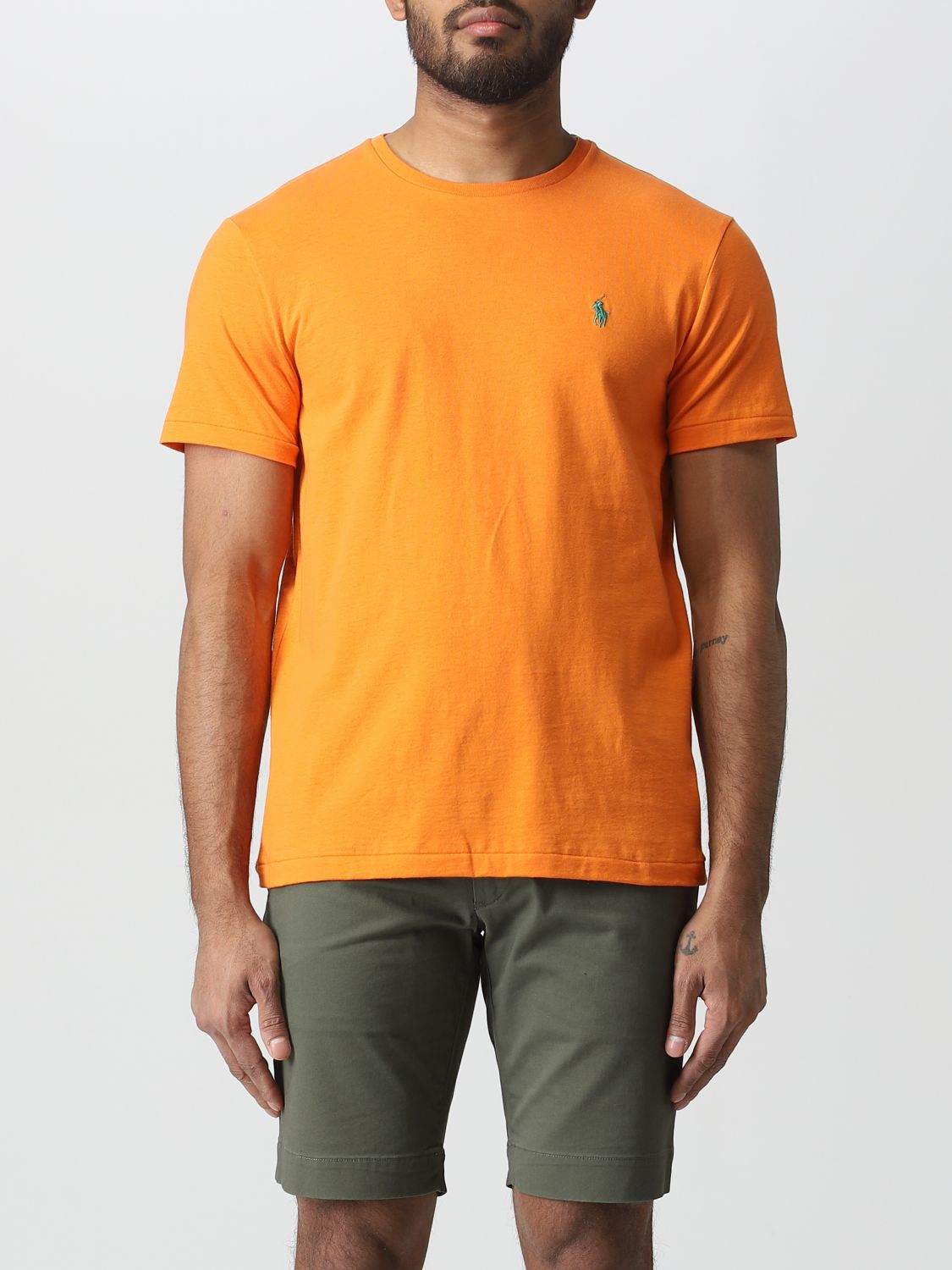 Polo Ralph Lauren T-shirt  Men Color Tangerine