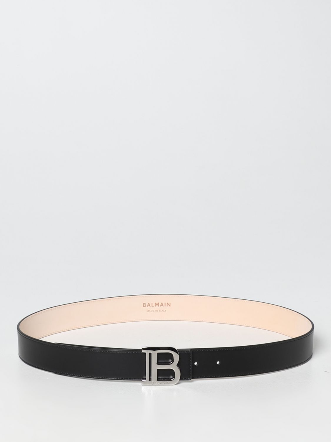 inhalen draaipunt Vervormen BALMAIN: belt for man - Black | Balmain belt AM1WJ000LVTL online on  GIGLIO.COM