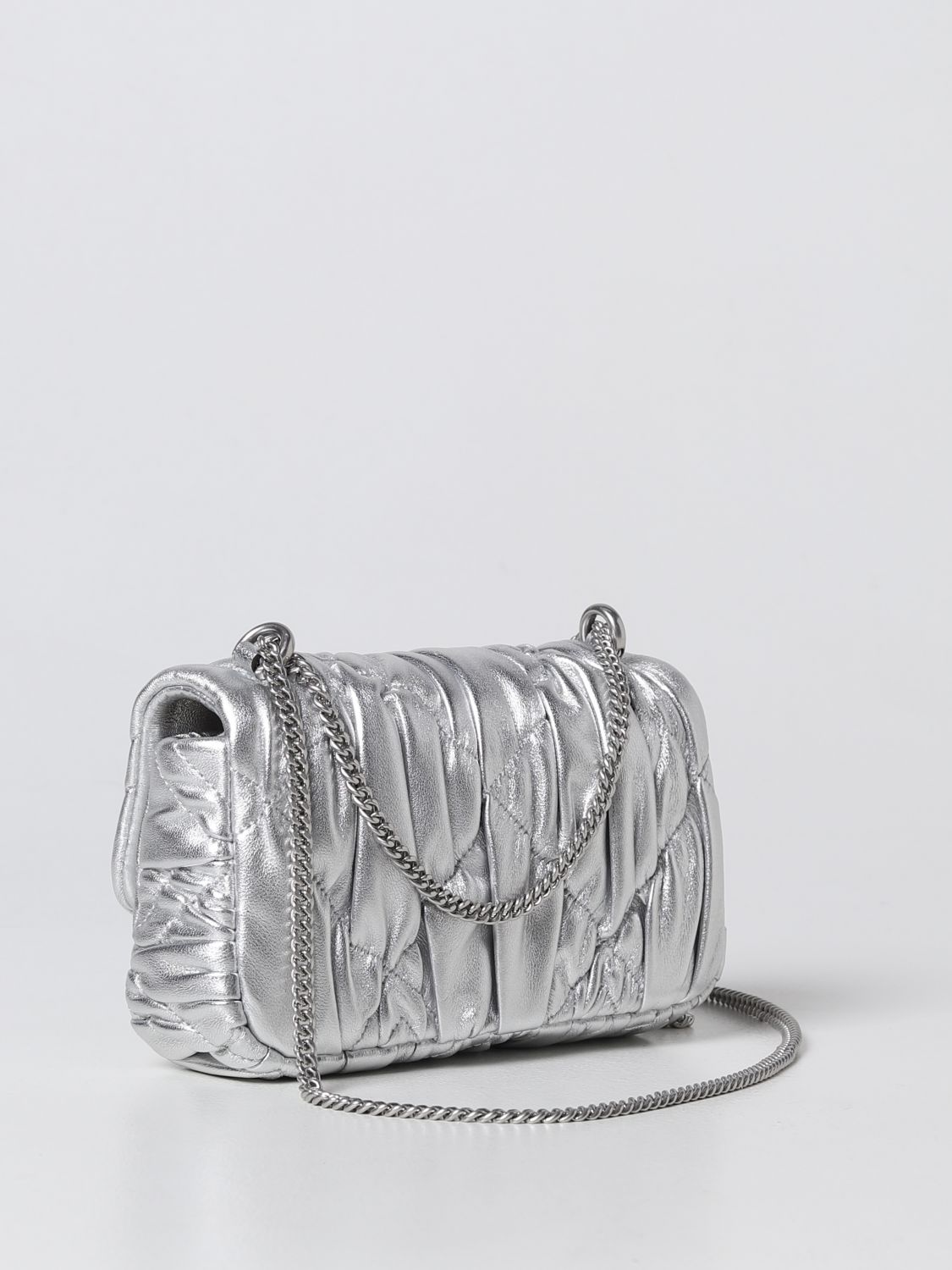 TORY BURCH: crossbody bags for woman - Silver | Tory Burch crossbody bags  142582 online on 