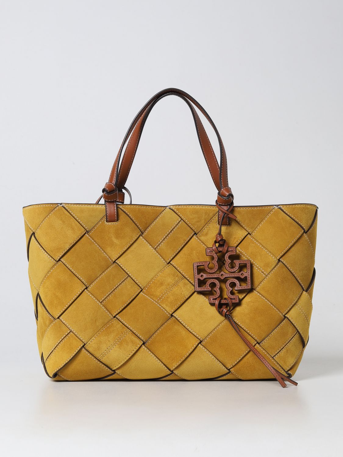 TORY BURCH: tote bags for woman - Green | Tory Burch tote bags 142673  online on 