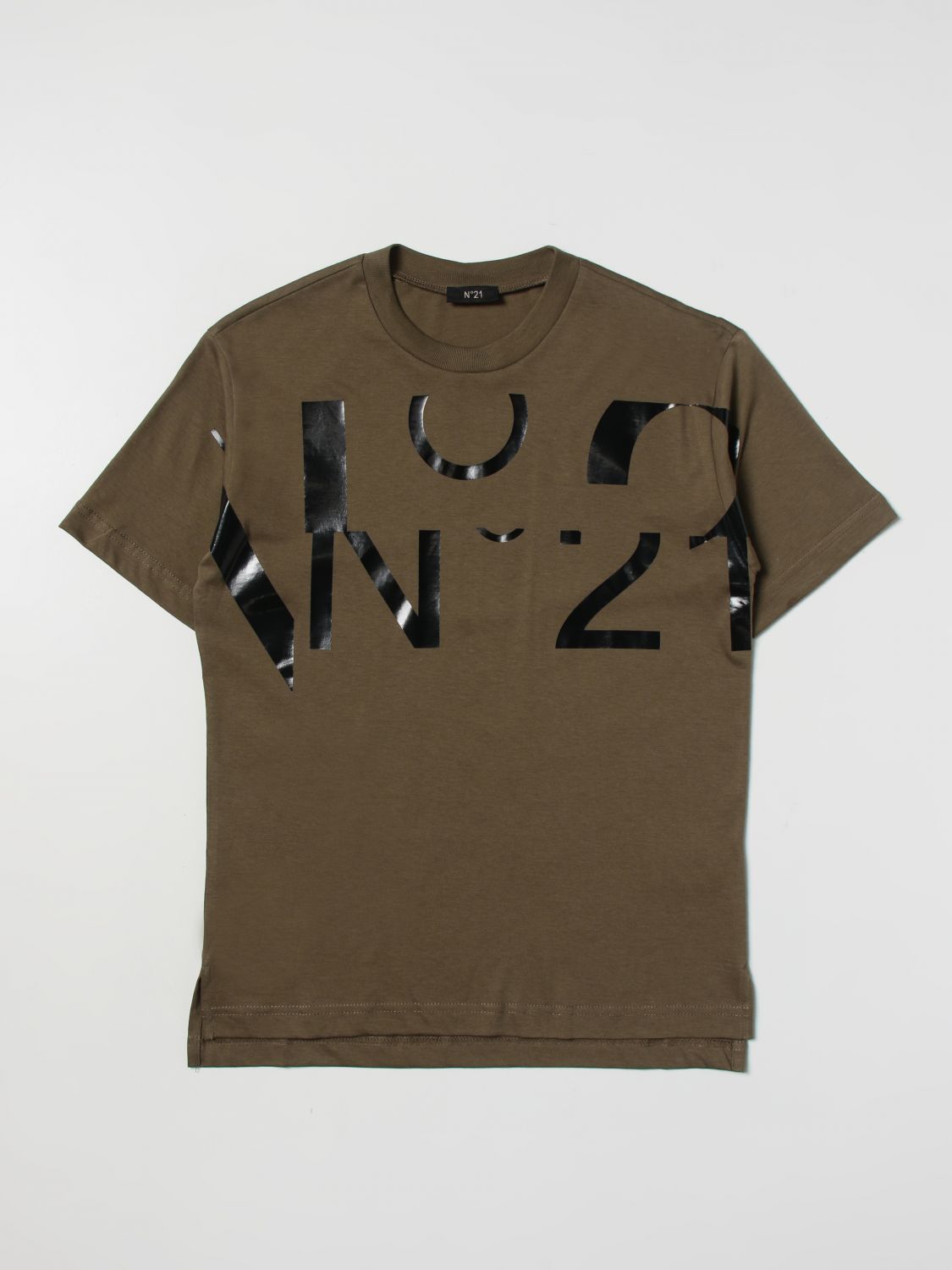 N°21 T-shirt N° 21 Kids In Brown