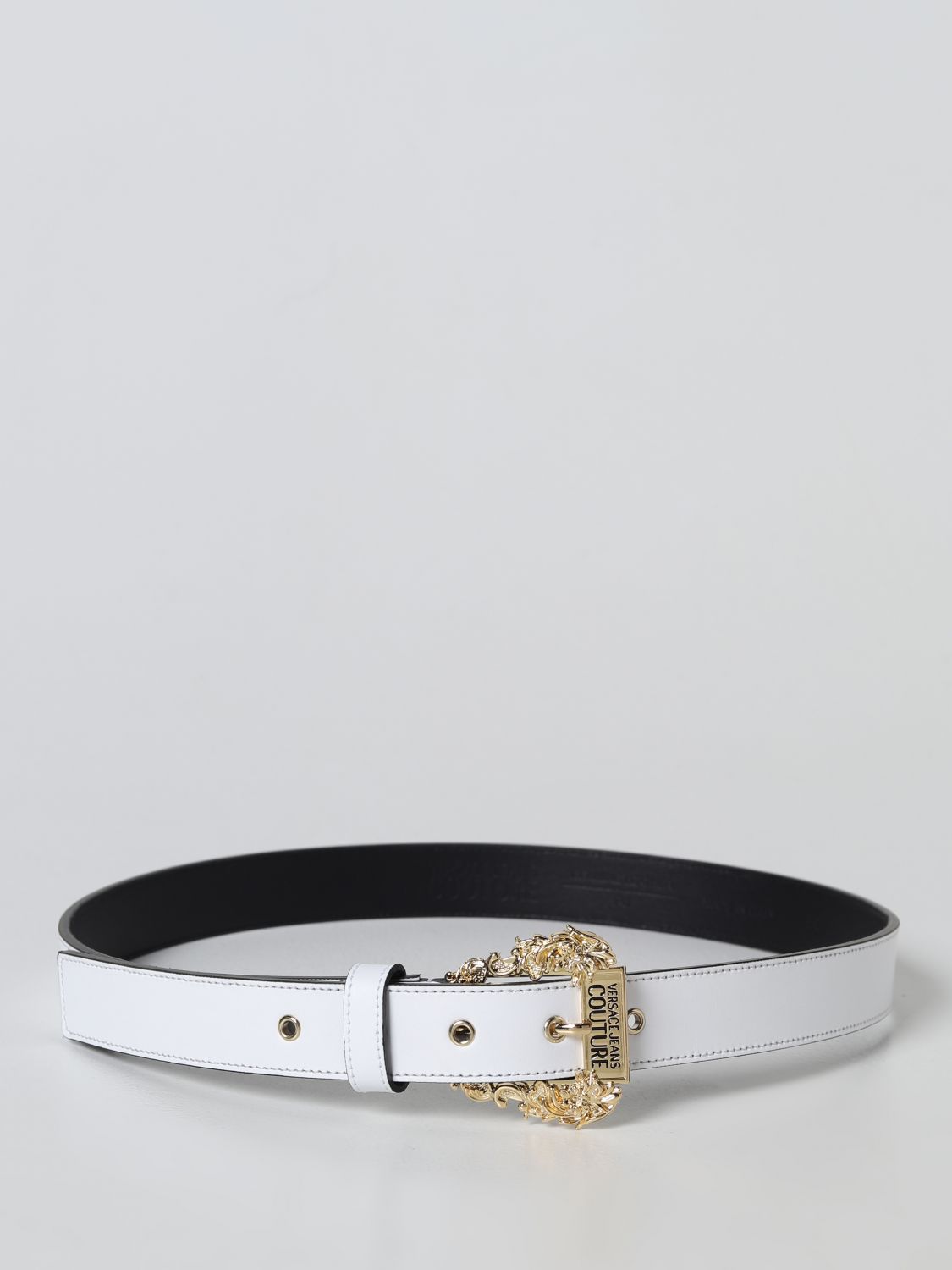 Versace Belt In White
