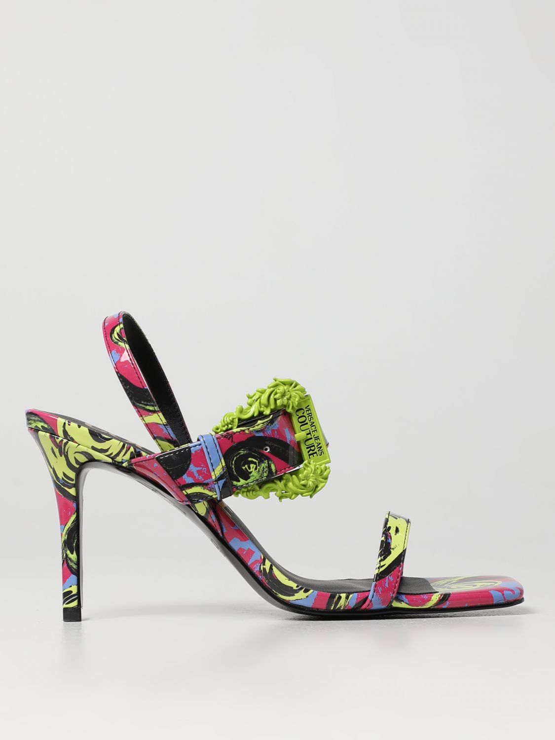Versace Jeans Couture Heeled Sandals  Woman Color Pink