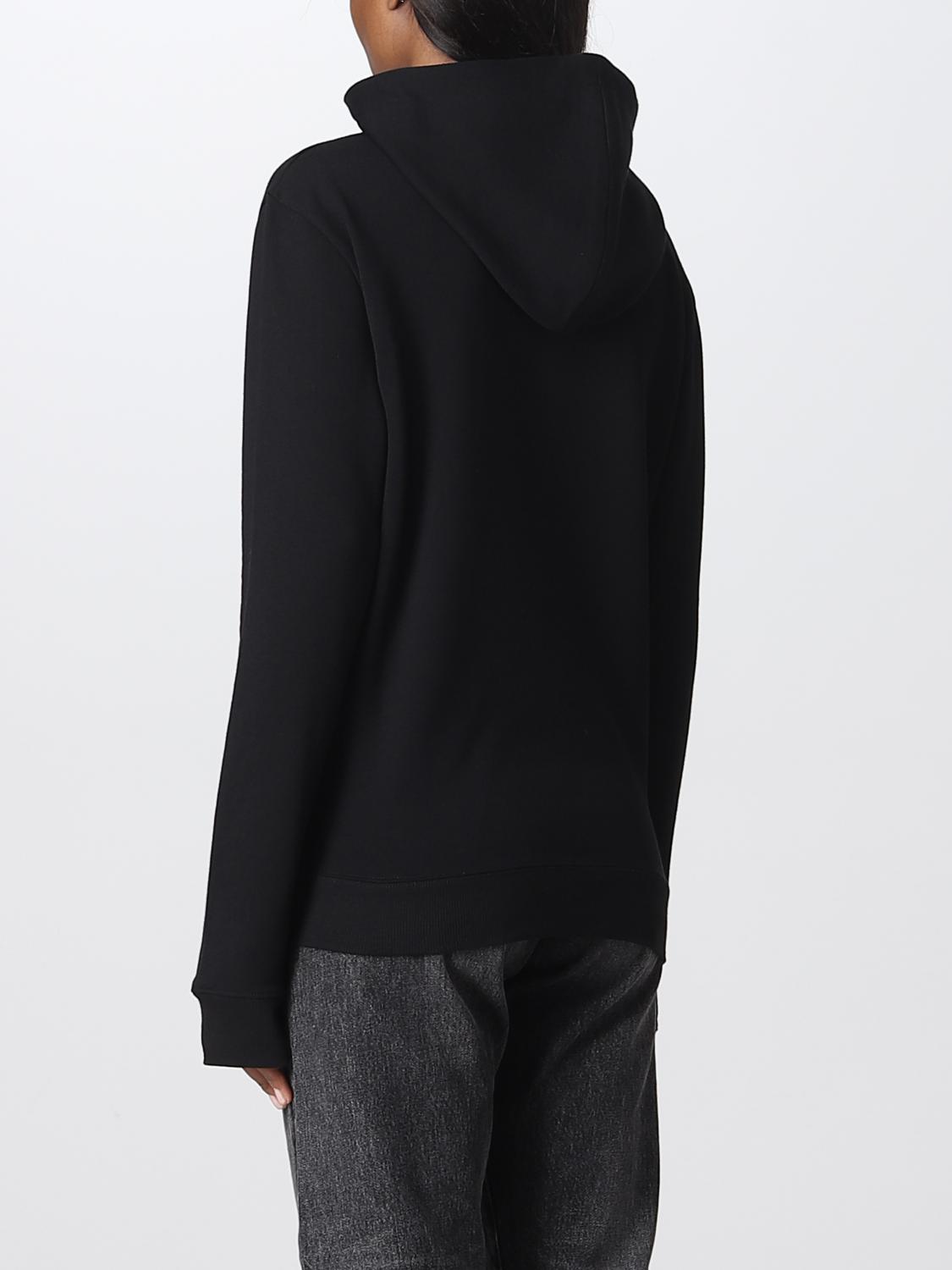 Felpa Saint Laurent: Felpa Saint Laurent in cotone organico nero 3