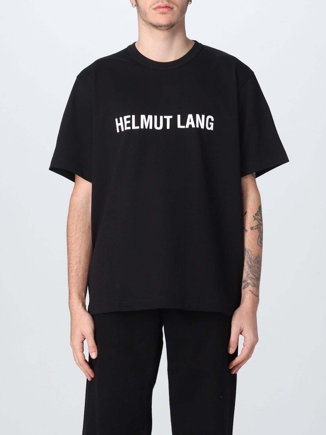 t-shirt helmut lang men colour black