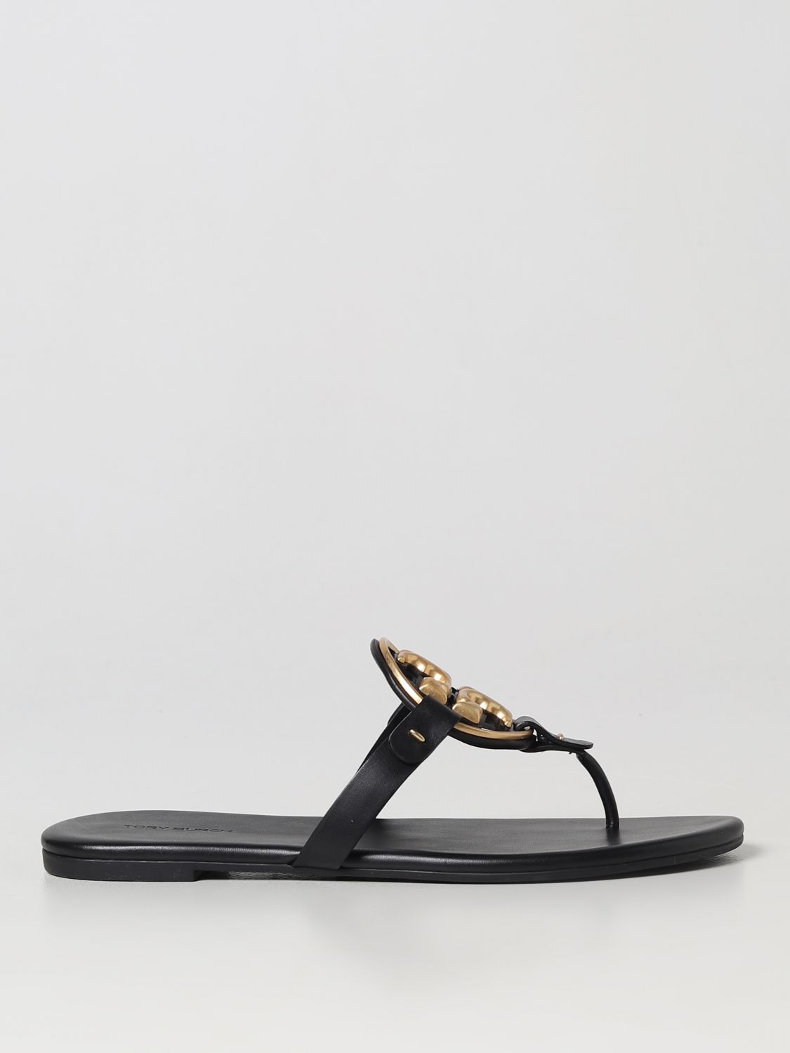 TORY BURCH: flat sandals for woman - Black | Tory Burch flat sandals 136593  online on 