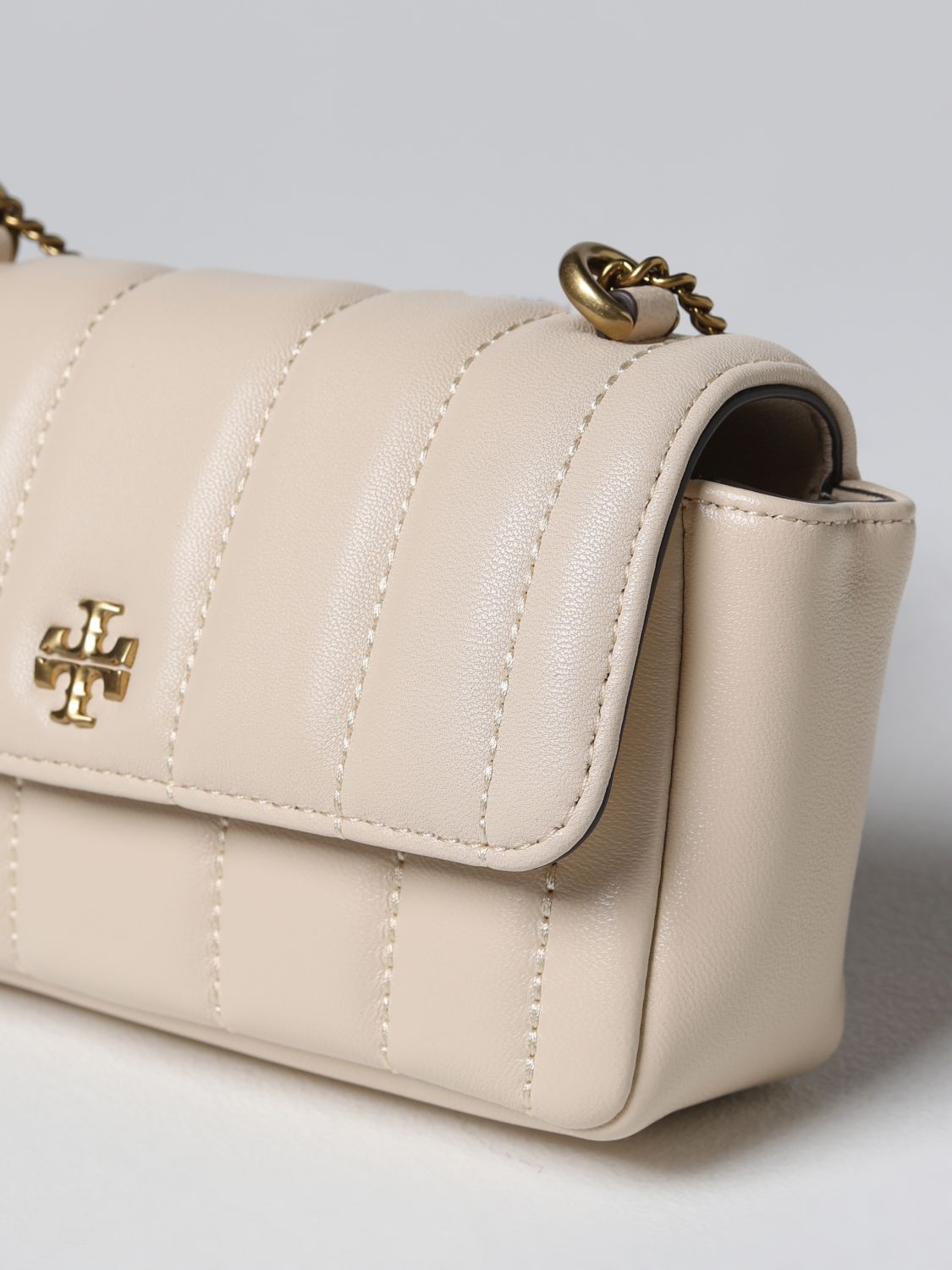 Leather mini bag Tory Burch White in Leather - 31976430