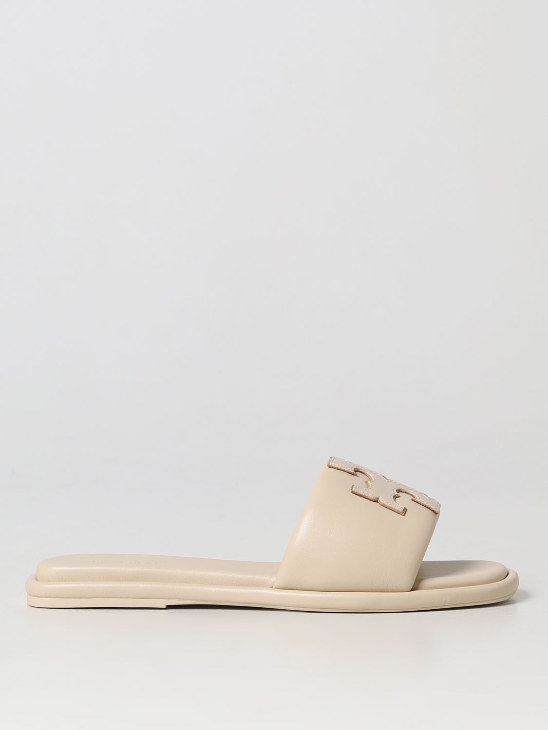 TORY BURCH: flat sandals for woman - Gold | Tory Burch flat sandals 79985  online on 