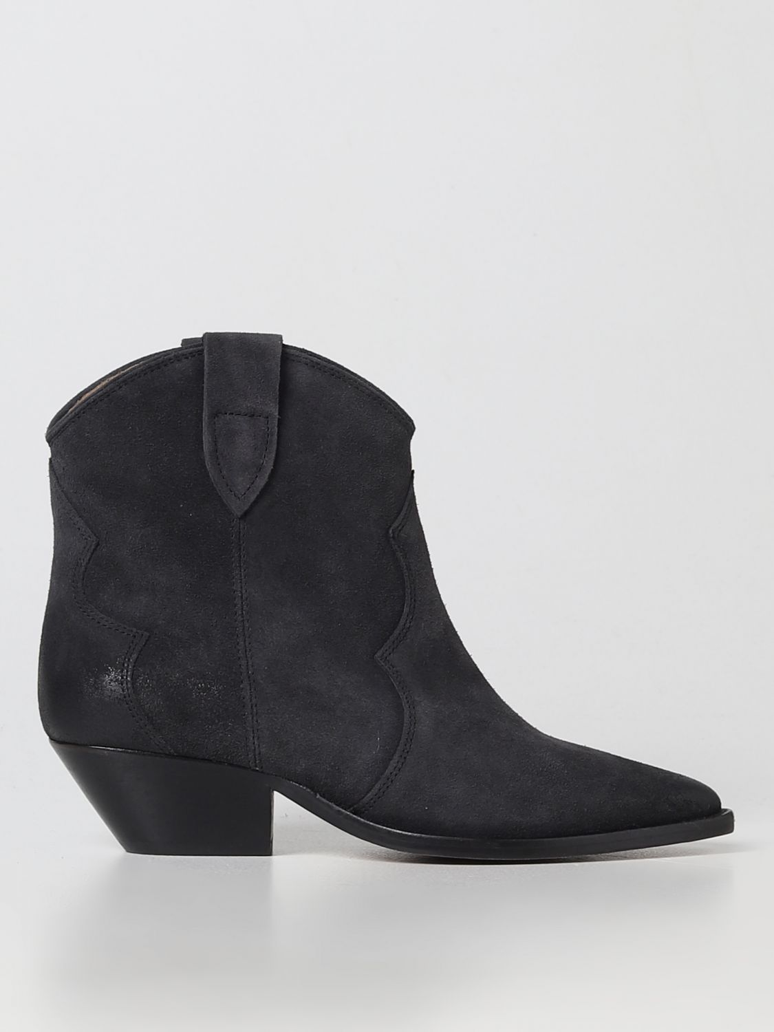 ISABEL flat ankle boots for Black | Isabel Marant flat ankle boots BO0002FAA1A03S online on GIGLIO.COM