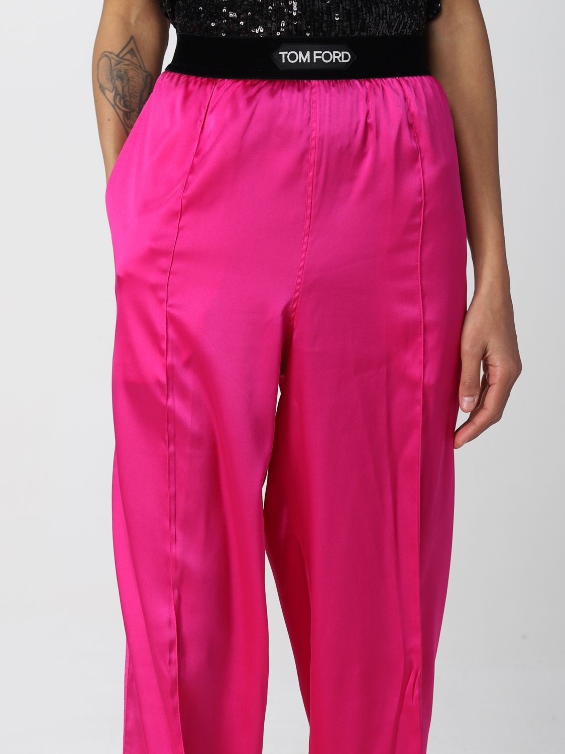 TOM FORD: pants for woman - Pink | Tom Ford pants PAW397FAX881 online on  