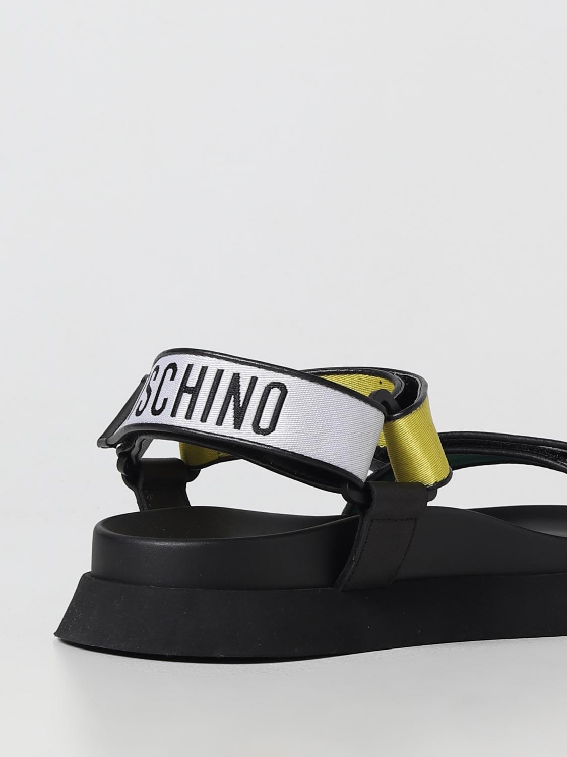 MOSCHINO COUTURE sandals for man Green Moschino Couture sandals