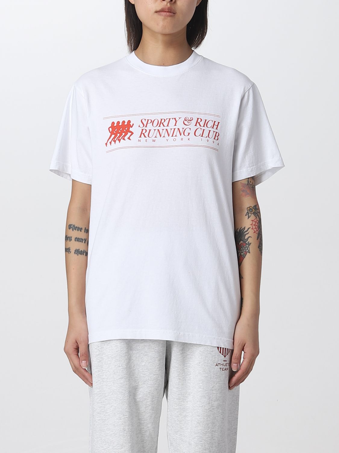 SPORTY AND RICH T-SHIRT SPORTY & RICH WOMAN,D81239001