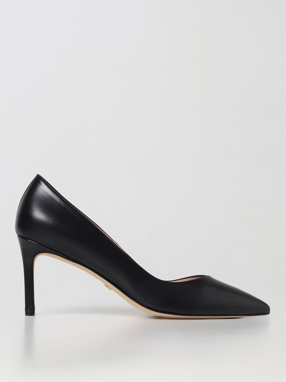 STUART WEITZMAN: décolleté in leather - Black | Stuart Weitzman pumps ...