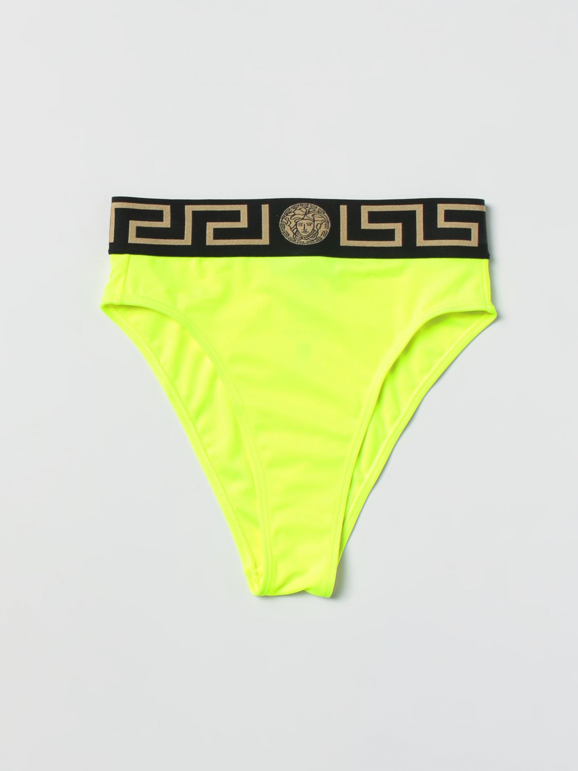 VERSACE: swimsuit for woman - Yellow | Versace swimsuit ABD010951A07161 ...