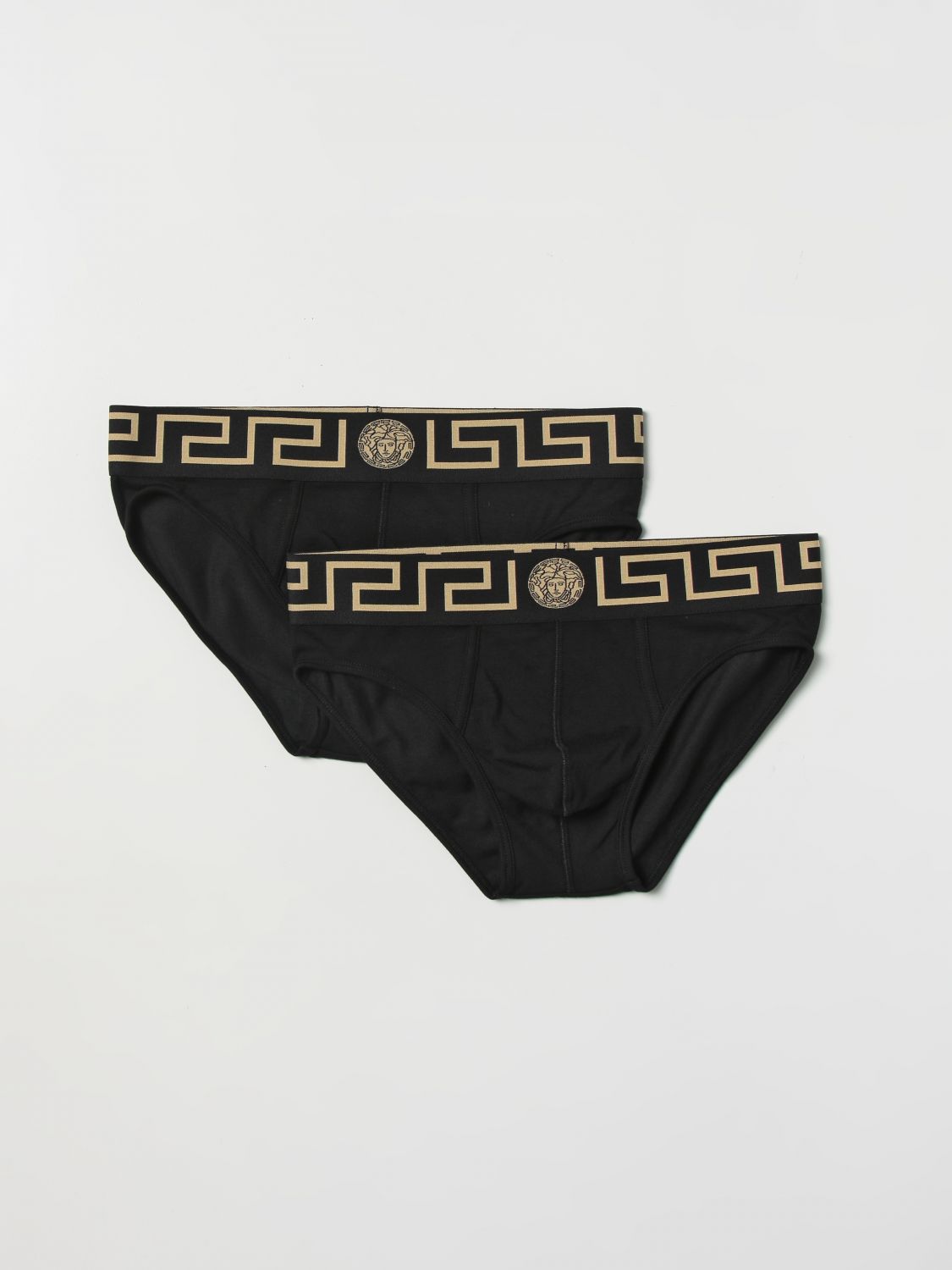 VERSACE: underwear for man - Black | Versace underwear AU10180A232741 ...