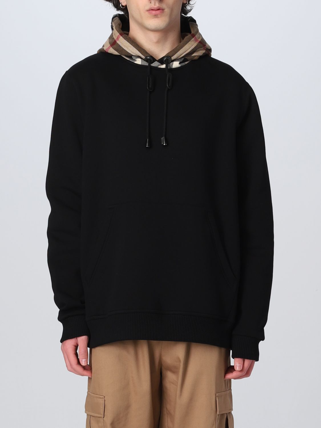 BURBERRY: sweatshirt for man - Black | Burberry sweatshirt 8045004 online  on 