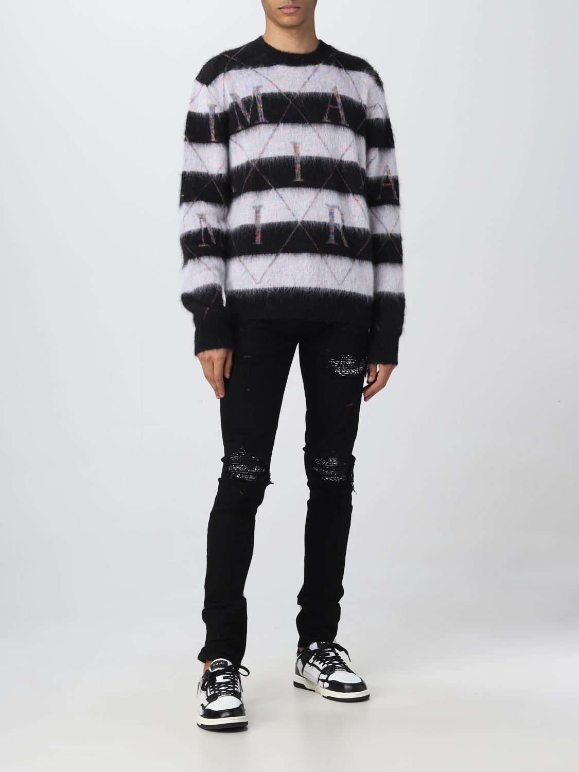 AMIRI: sweater for man - Black | Amiri sweater PS23MKL010 online on ...