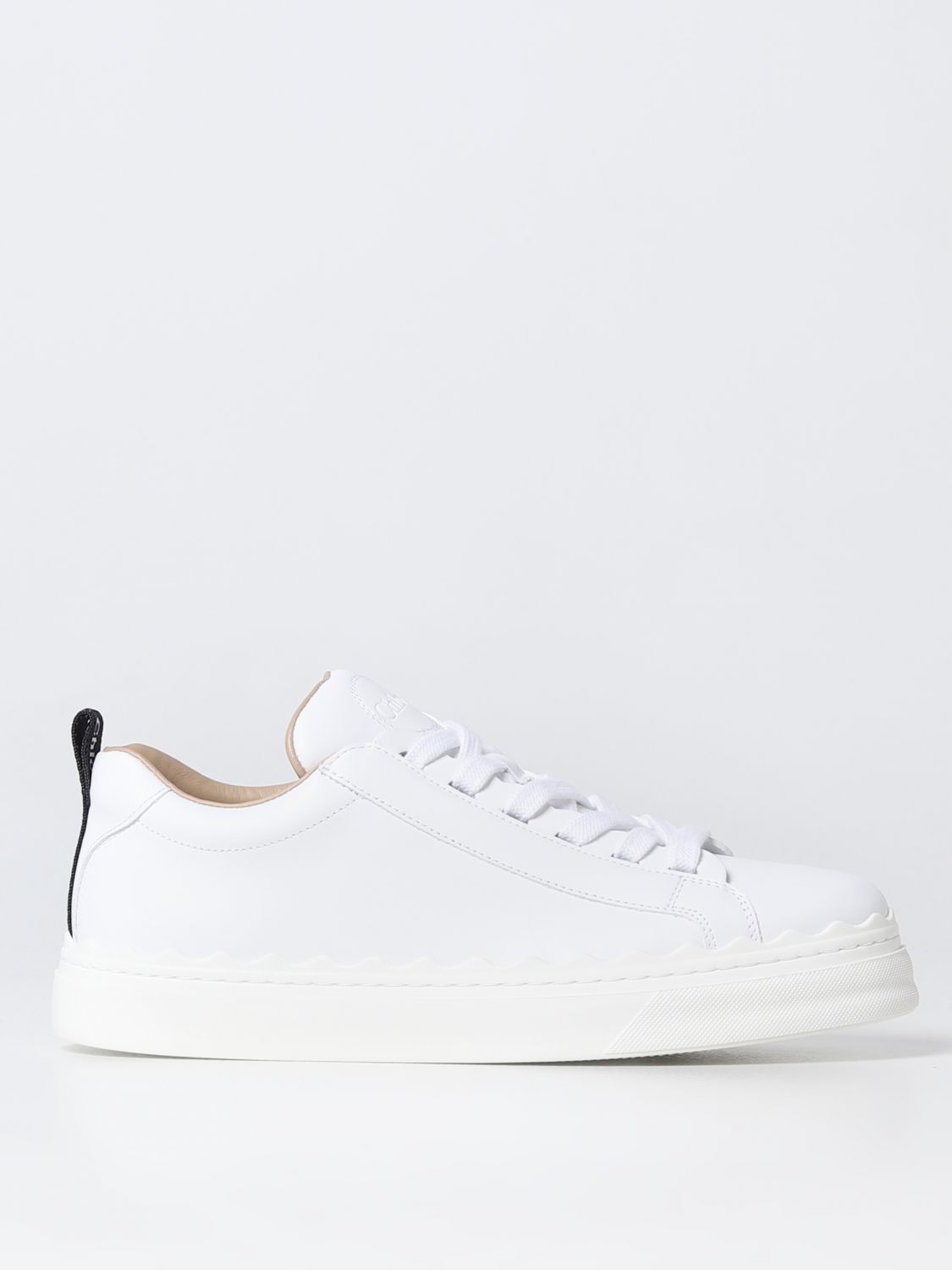 Chloé Sneakers In Leather In White