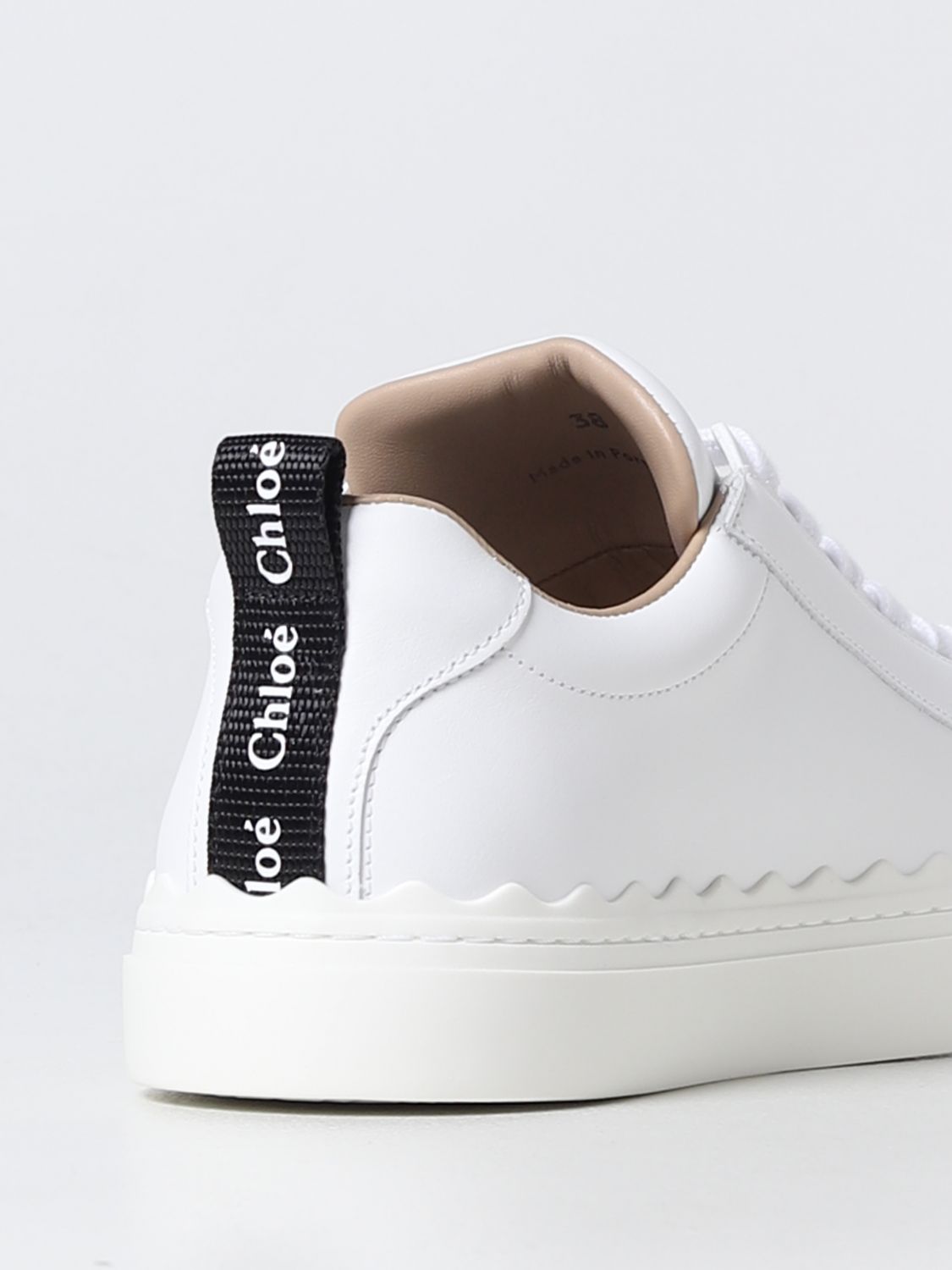 udgør velordnet Samle CHLOÉ: sneakers for woman - White | Chloé sneakers C19S10842 online on  GIGLIO.COM