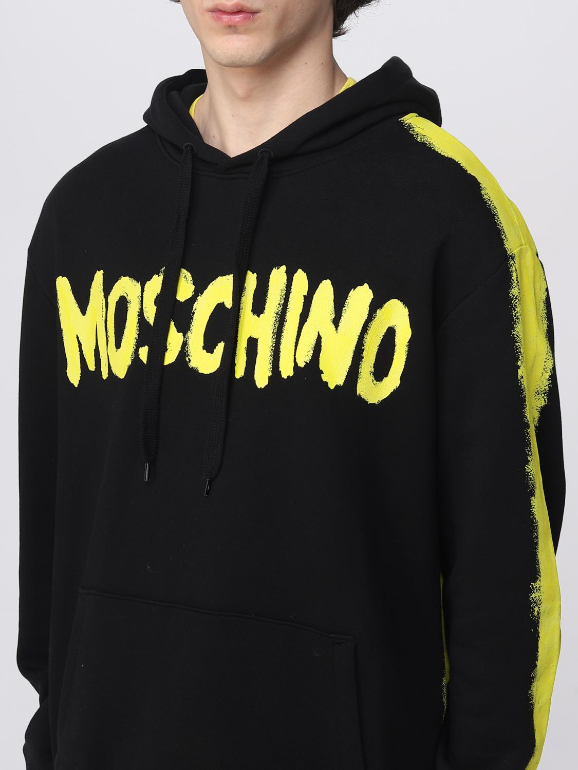 Felpa Moschino Couture: Felpa Moschino Couture in cotone nero 4