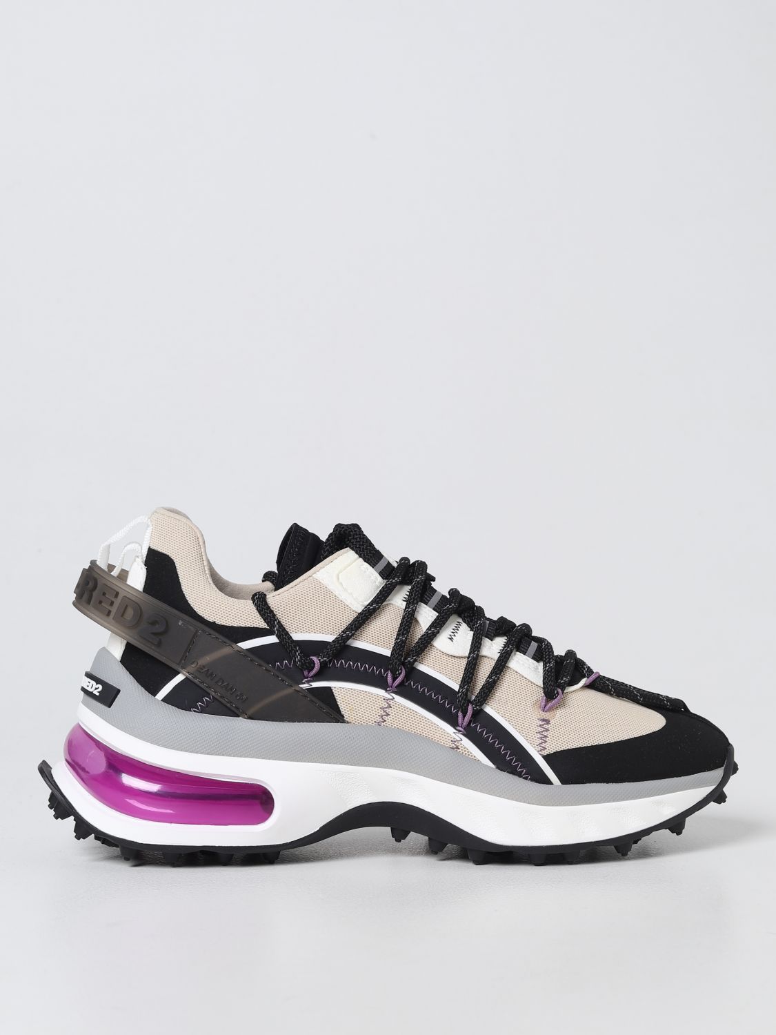 Neem de telefoon op marathon Rijke man DSQUARED2: sneakers for woman - Black | Dsquared2 sneakers SNW015311703752  online on GIGLIO.COM