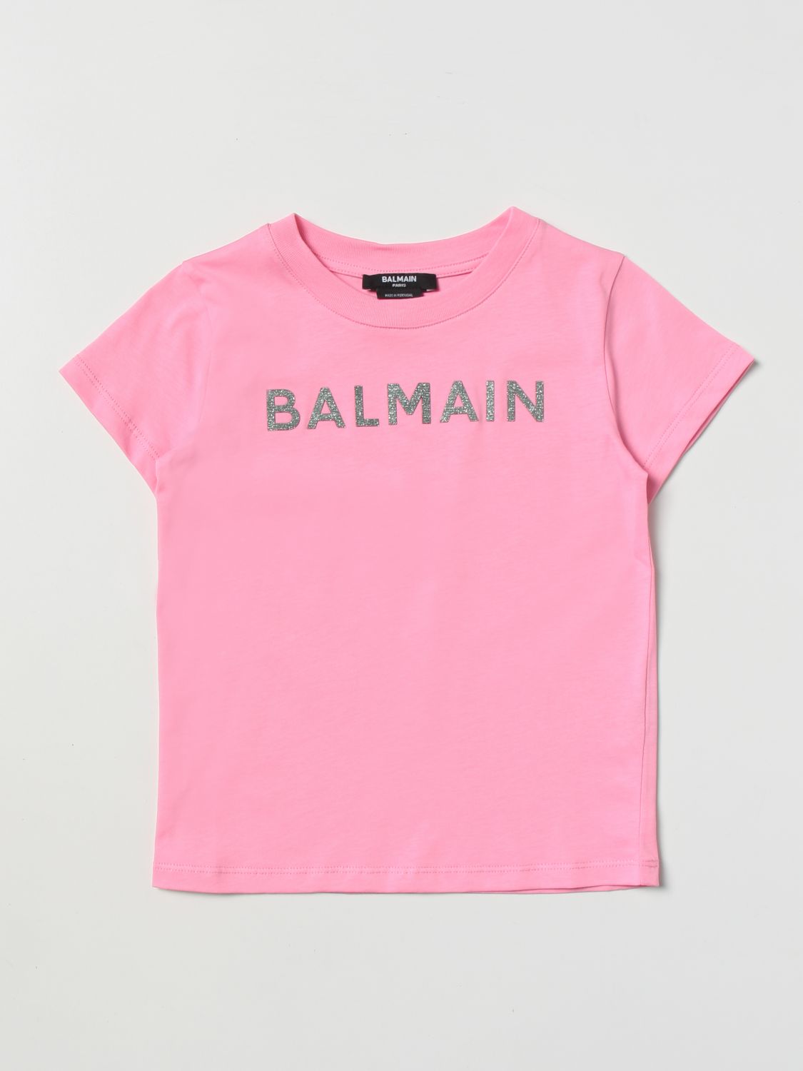BALMAIN T-SHIRT BALMAIN KIDS KIDS COLOR PINK,D82344010