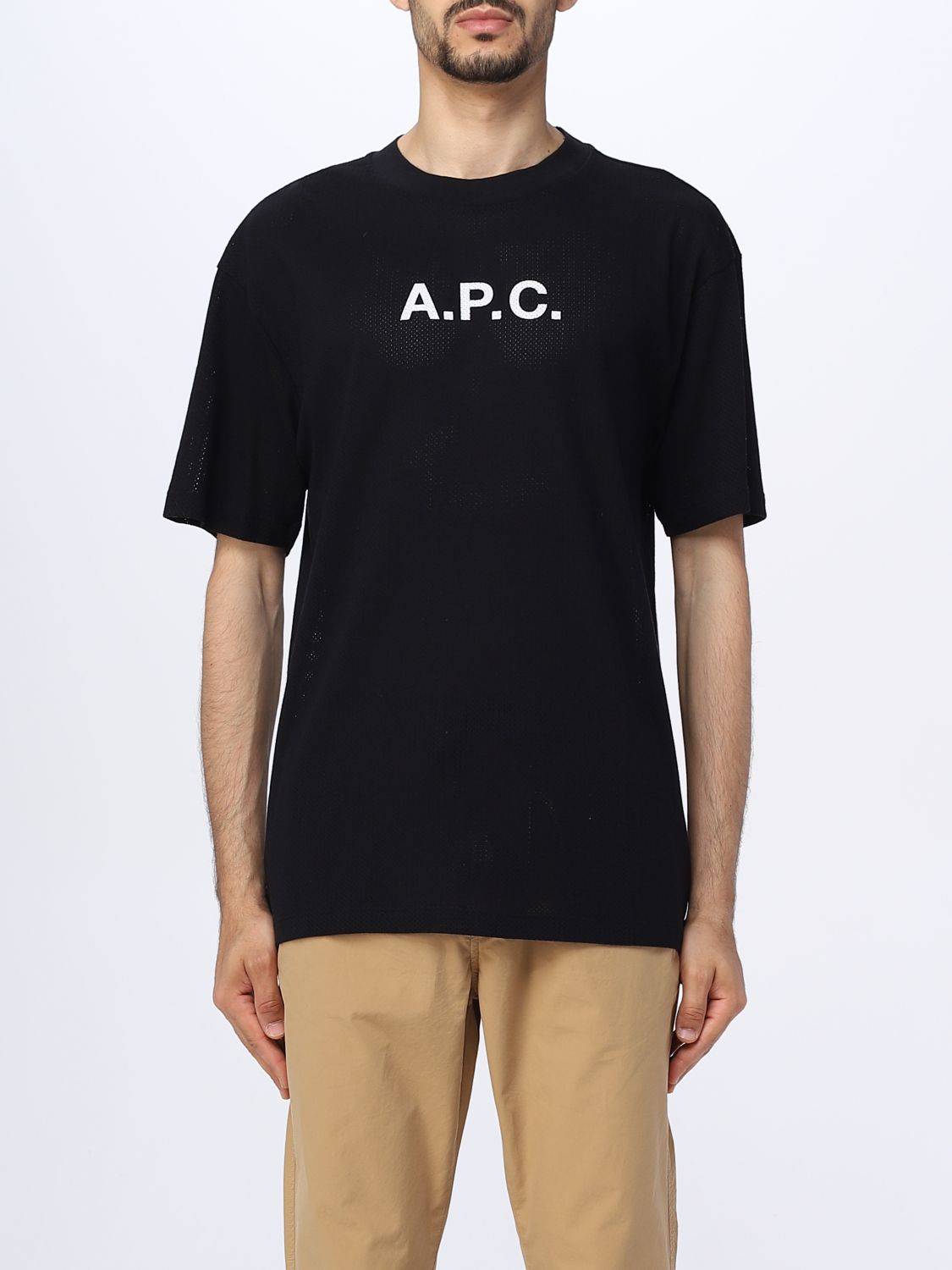 Apc T-shirt A.p.c. Herren Farbe Schwarz In Black