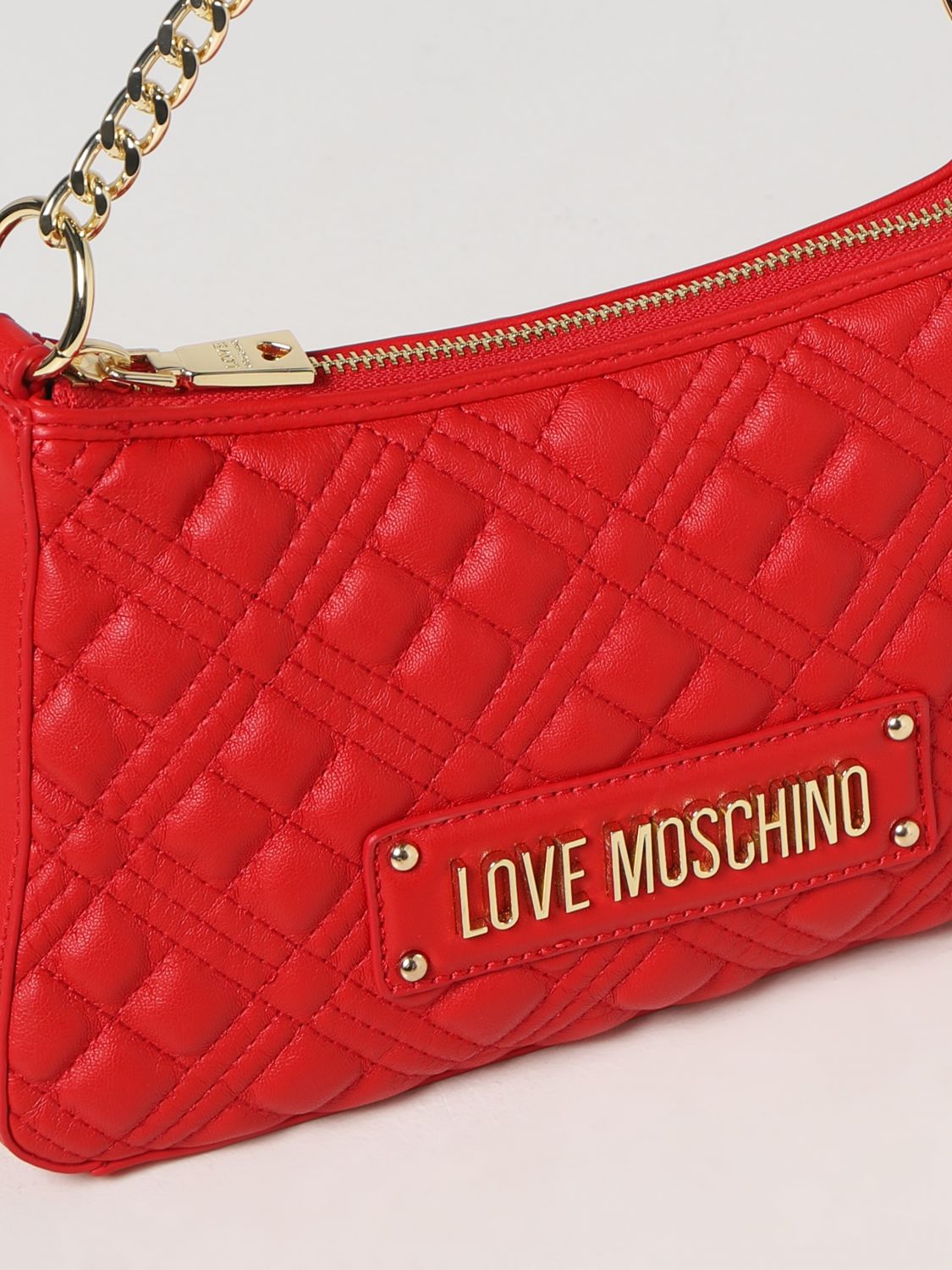 LOVE MOSCHINO: shoulder bag for woman - Red | Love Moschino shoulder ...