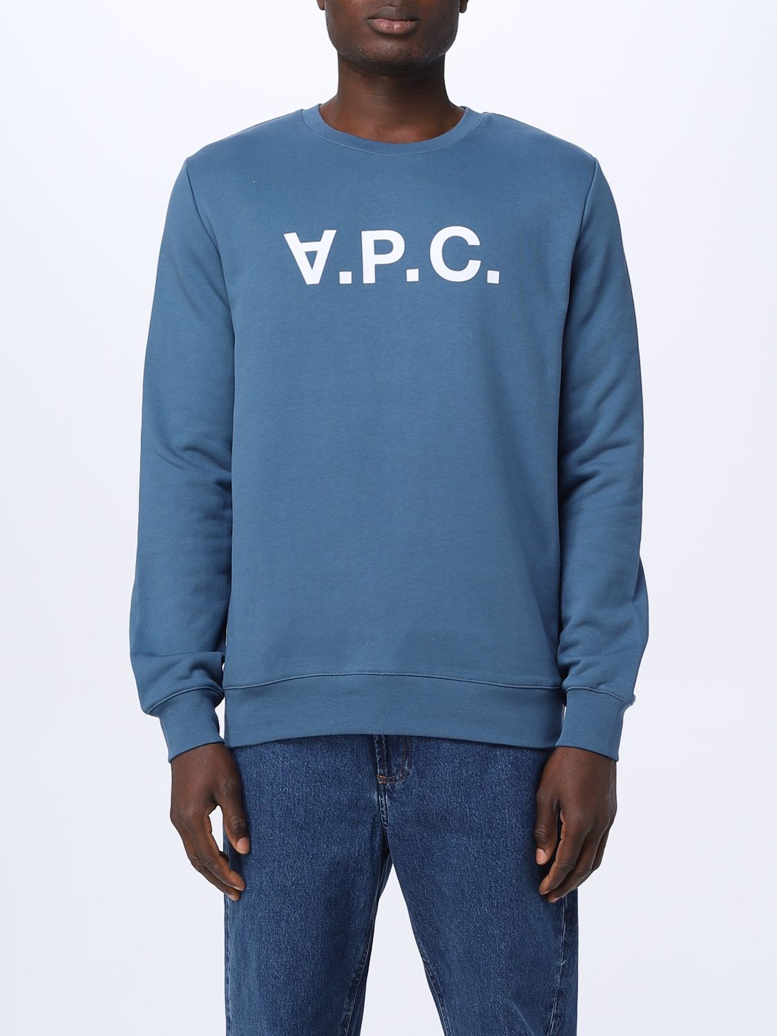 Apc Sweatshirt A.p.c. Herren Farbe Blau In Blue