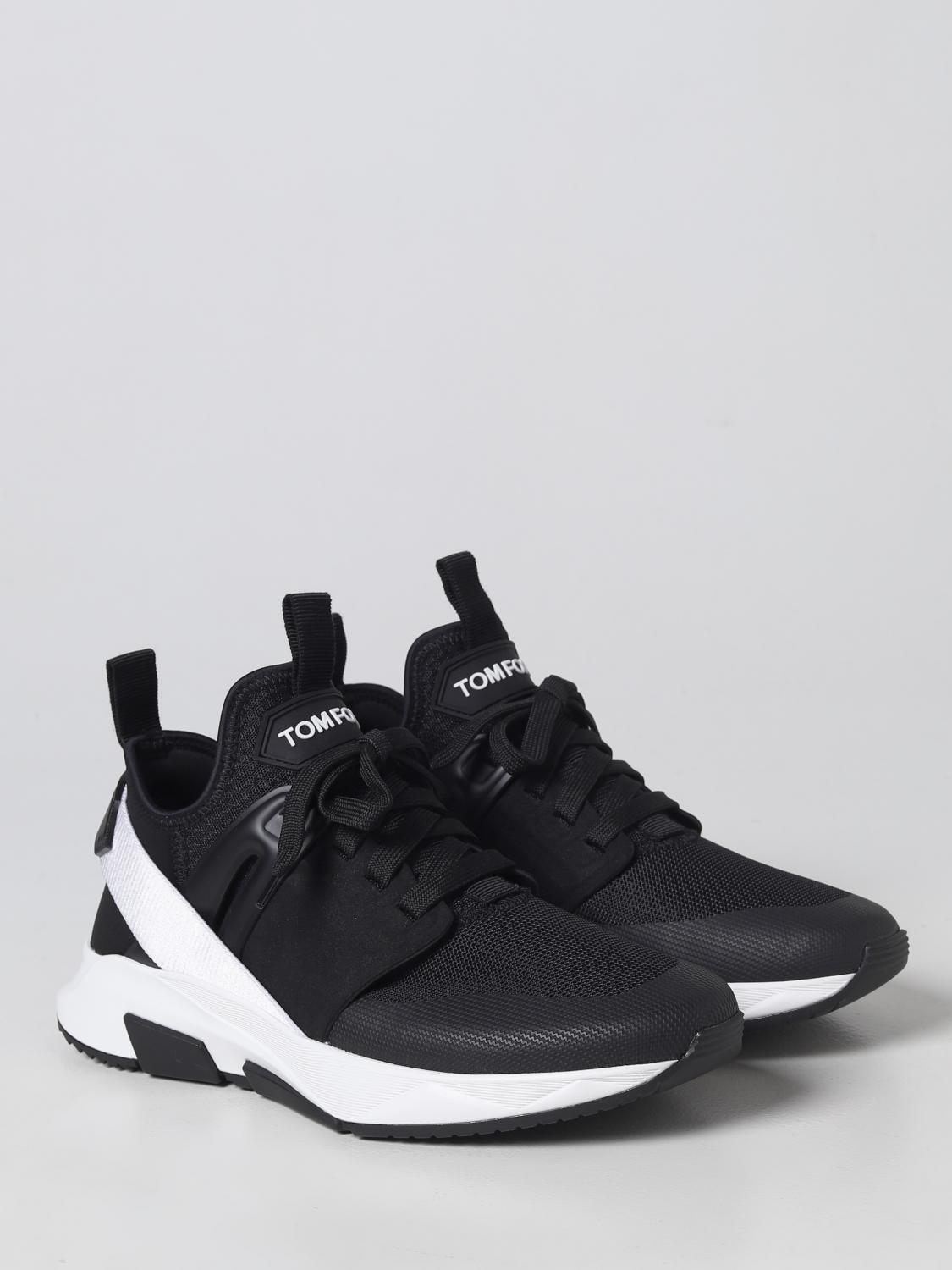 TOM FORD: sneakers for man - Black | Tom Ford sneakers J1100TOF001N online  on 