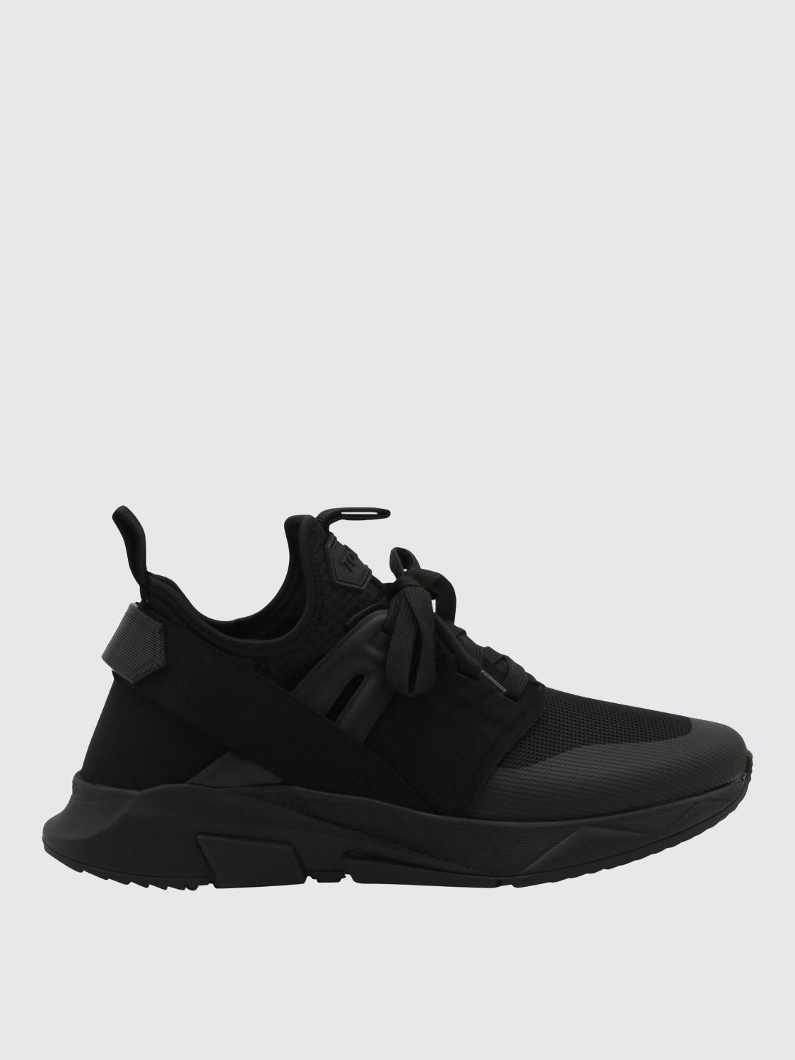 Tom Ford Men's Blue Other Materials Sneakers In Black 1