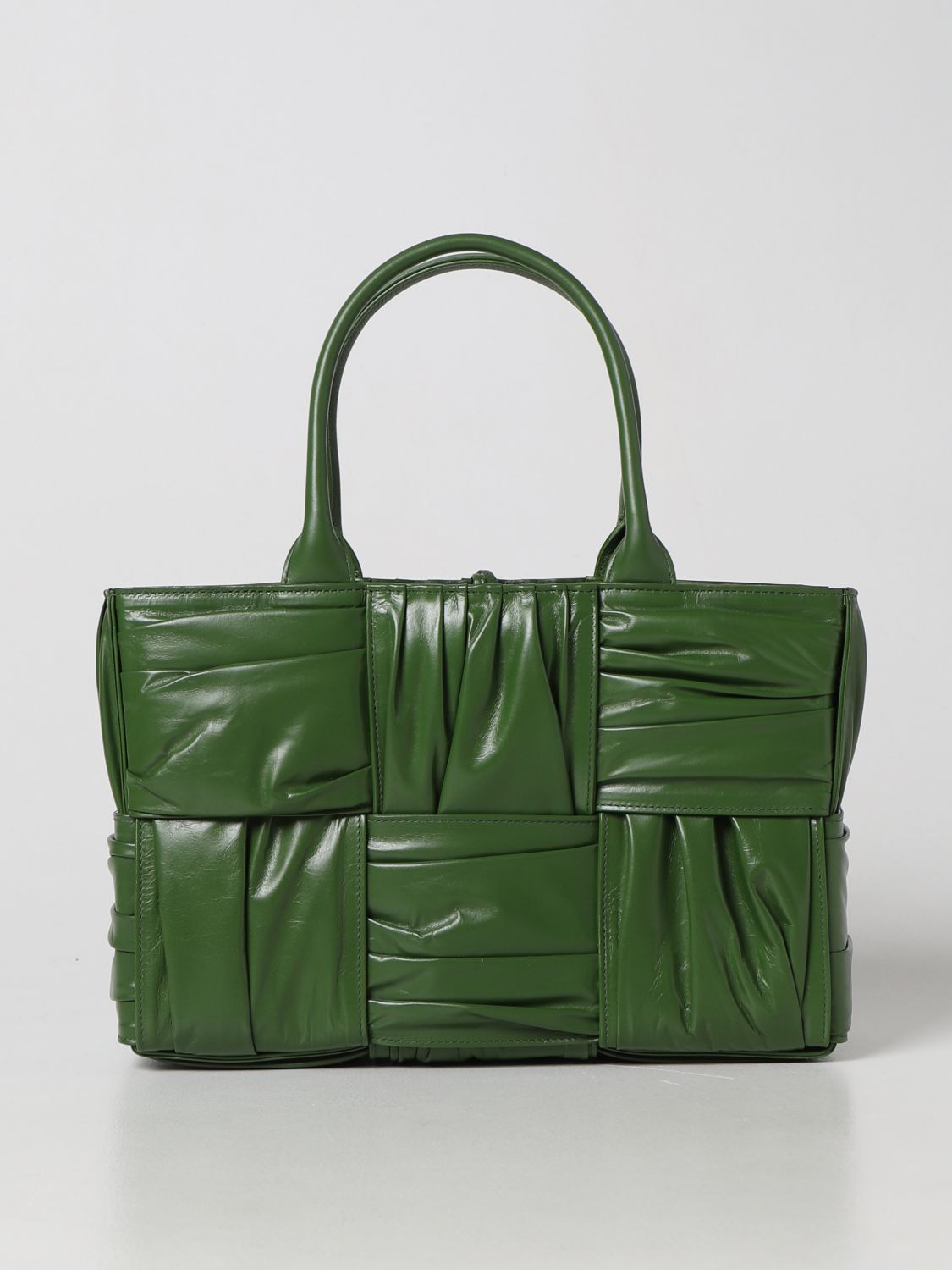 Shop Bottega Veneta Handbag  Woman Color Green