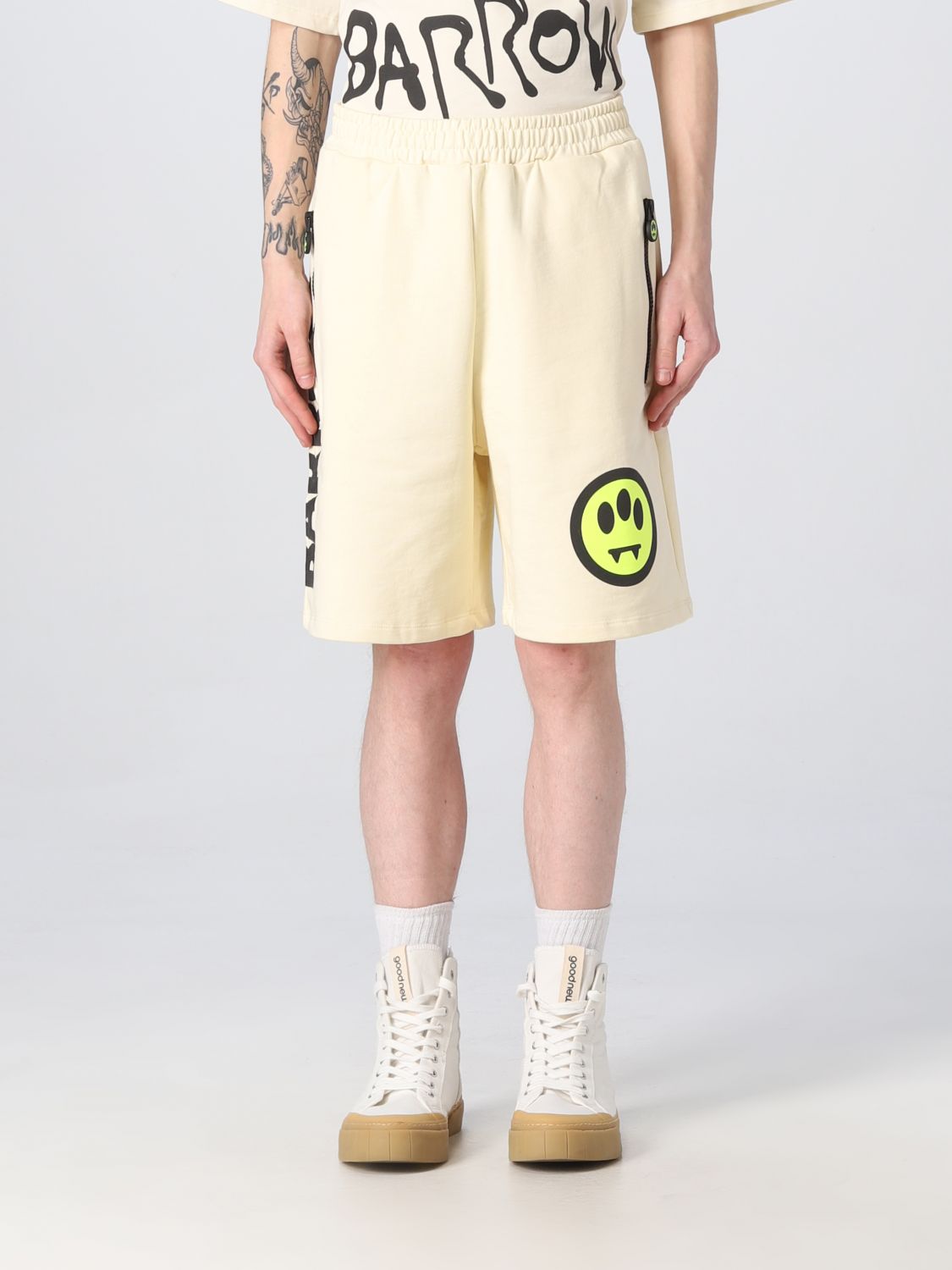 Barrow Printed Shorts In Butter