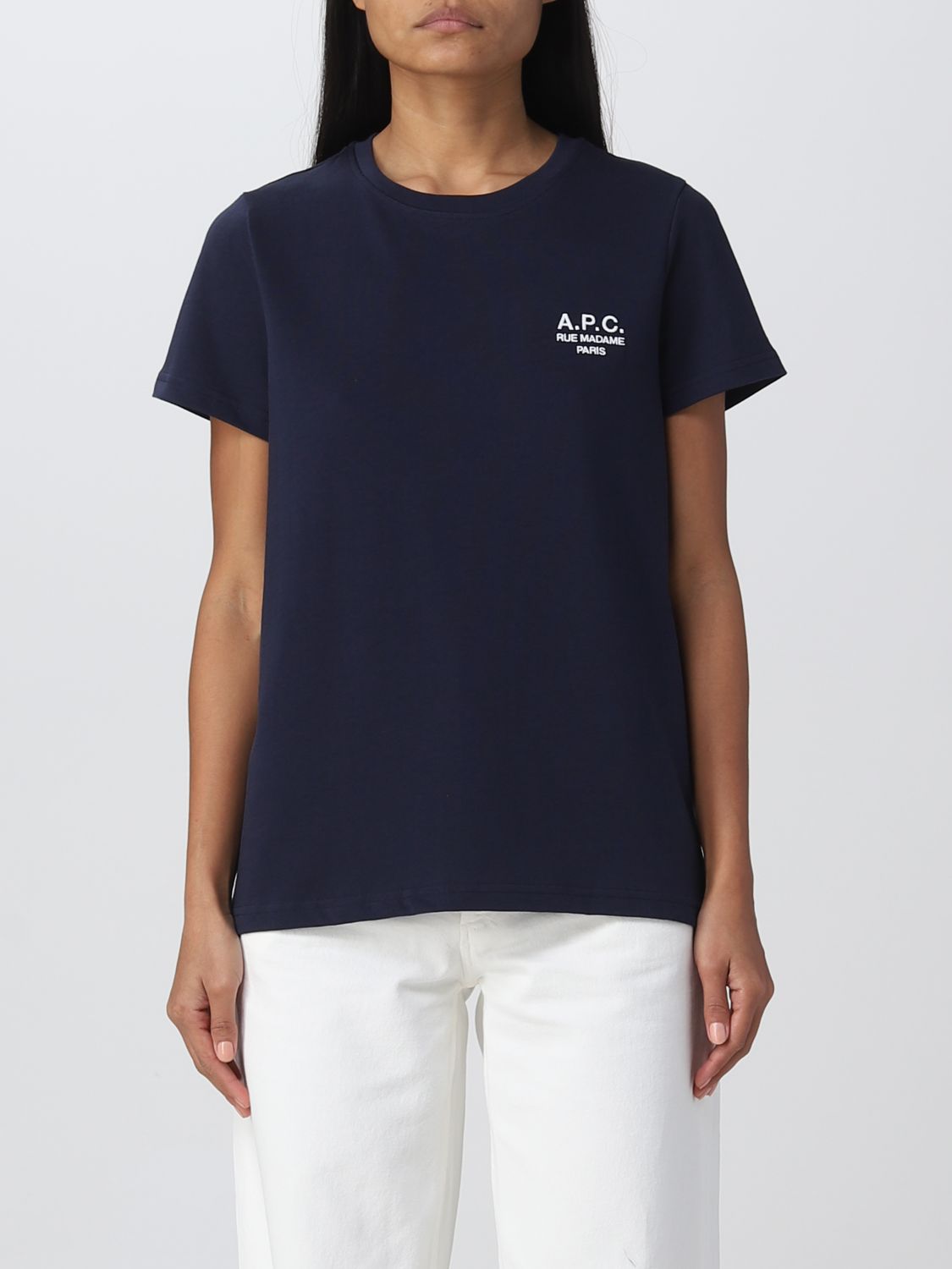 Apc T-shirt A.p.c. Woman In Blue