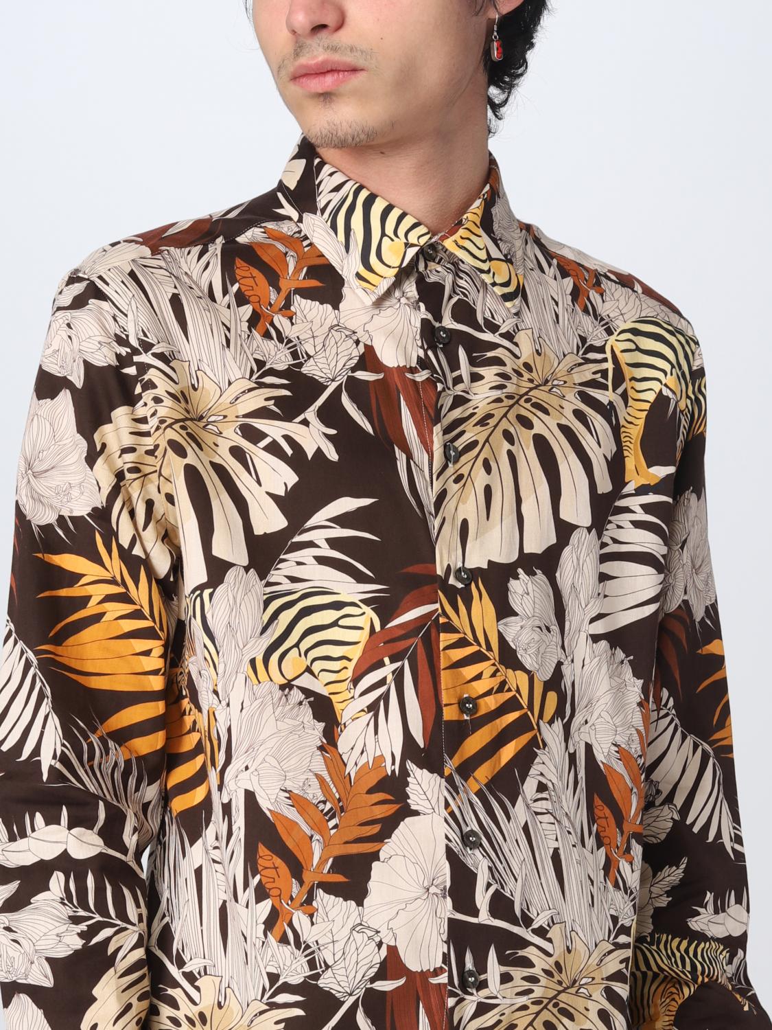 Camicia Etro: Camicia Etro in cotone marrone 5
