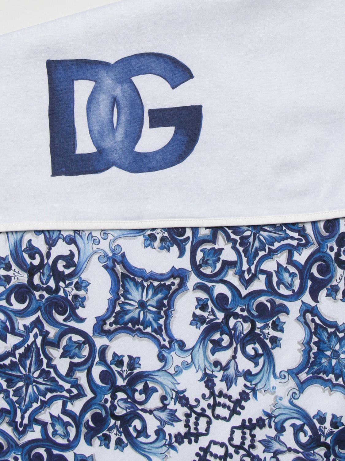 DOLCE & GABBANA: blanket for kids - White | Dolce & Gabbana blanket  LNJA67G7F0W online on 
