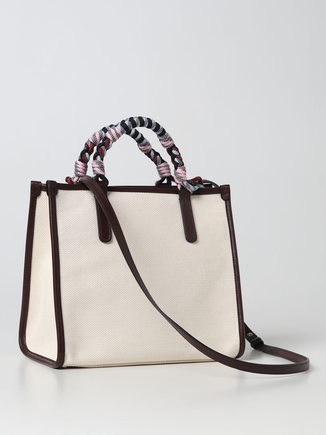 Etro Outlet: bag in cotton canvas - Natural