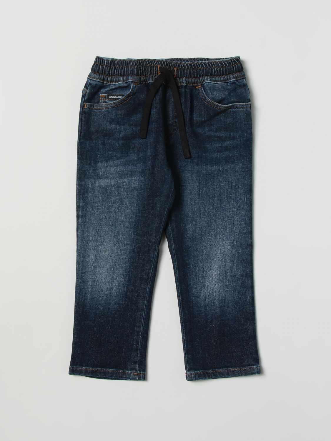 Dolce & Gabbana Kids' Jeans In Washed Denim