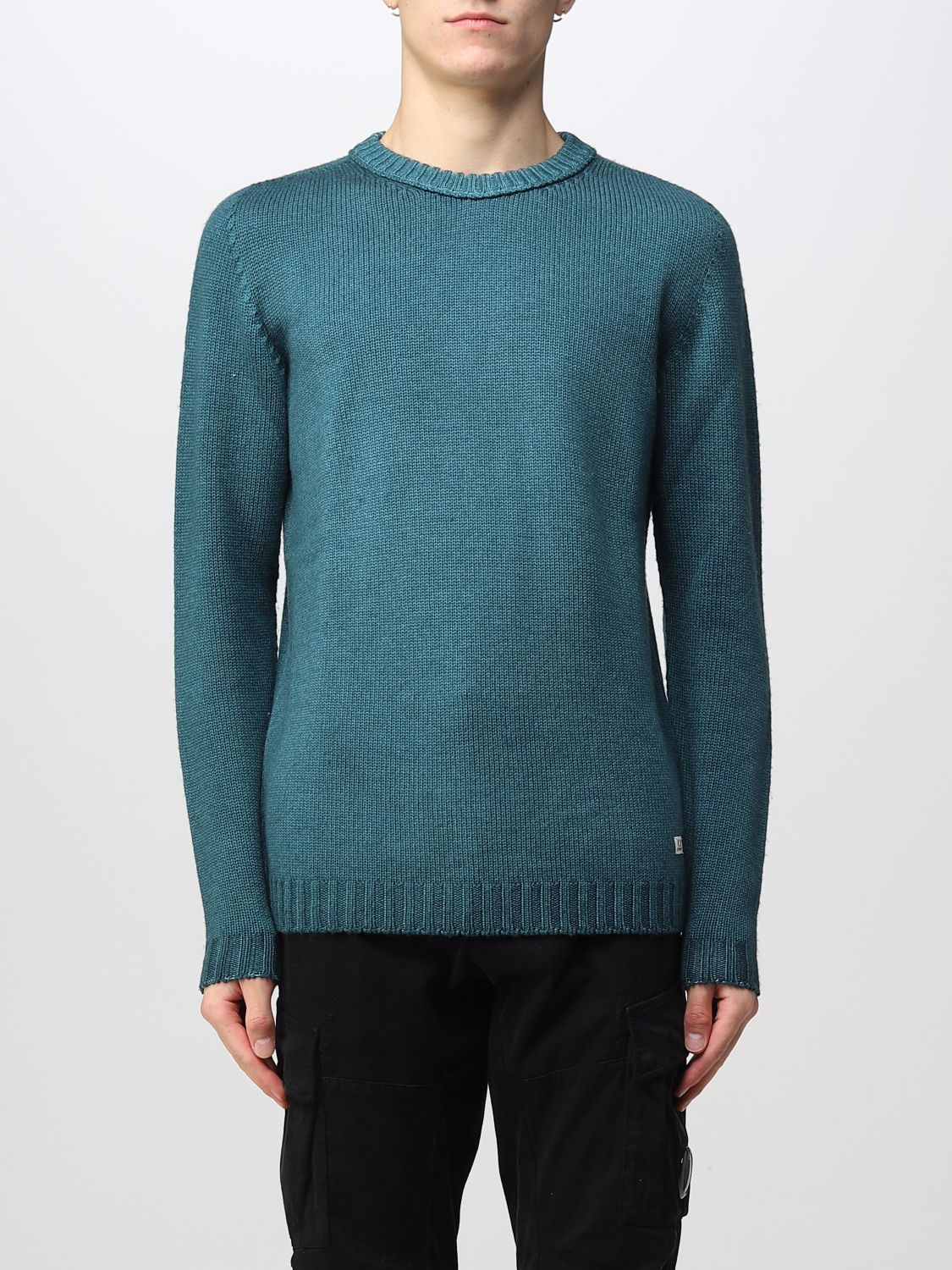 C.P. COMPANY: sweater for man - Teal | C.p. Company sweater ...