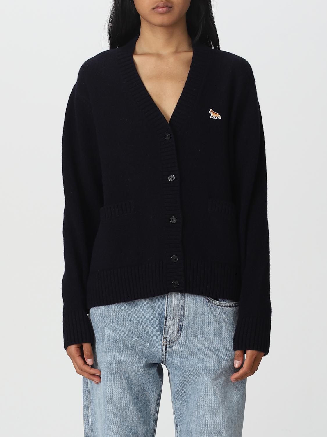 Maison Kitsuné Cardigan  Woman In Blue