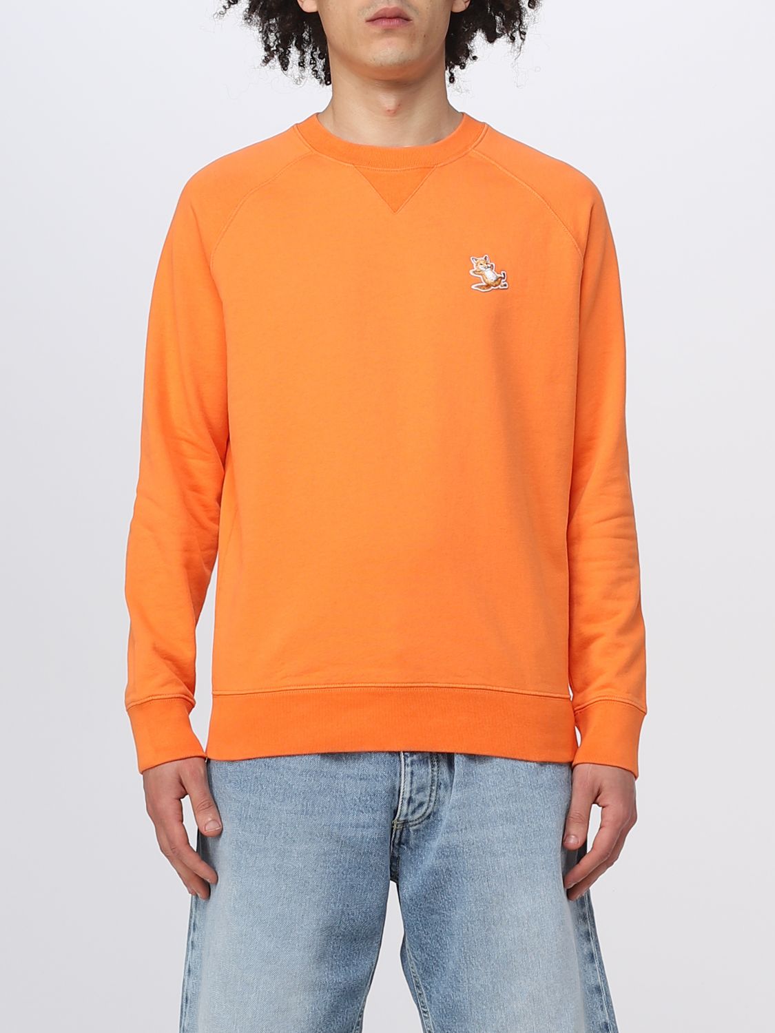 Maison Kitsuné Sweatshirt  Men Color Orange