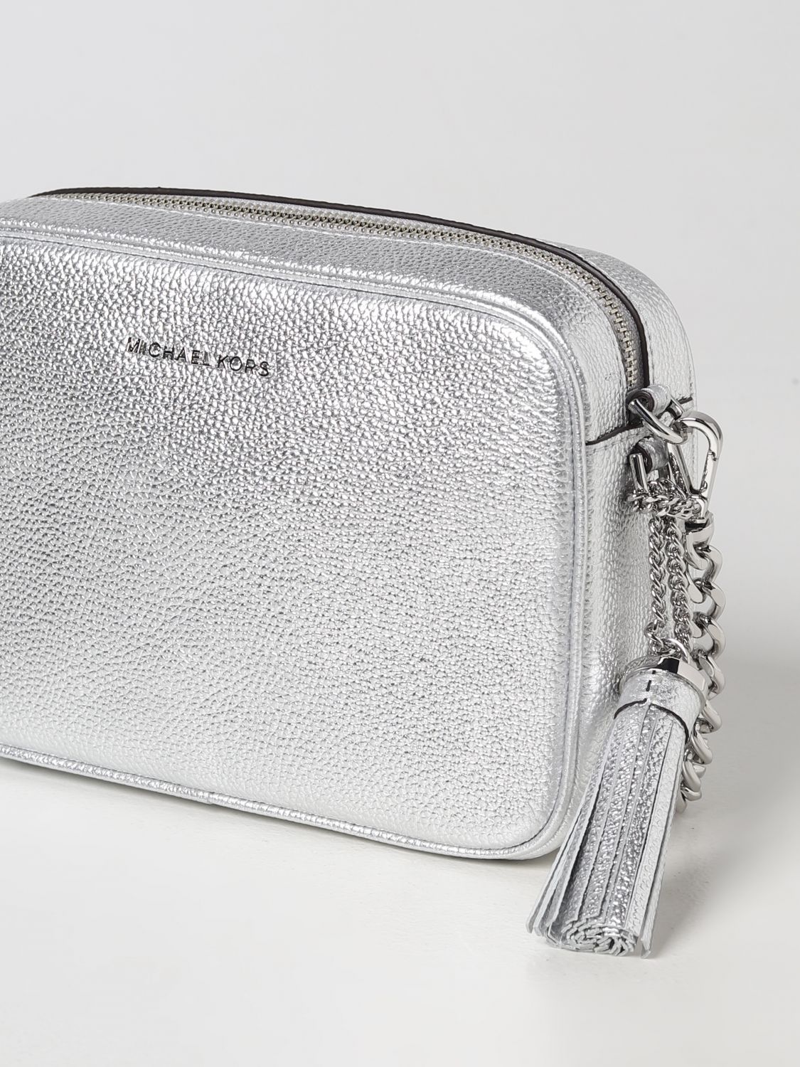 MICHAEL KORS: crossbody bags for woman - Silver | Michael Kors crossbody  bags 32H0SJ6M2L online on 