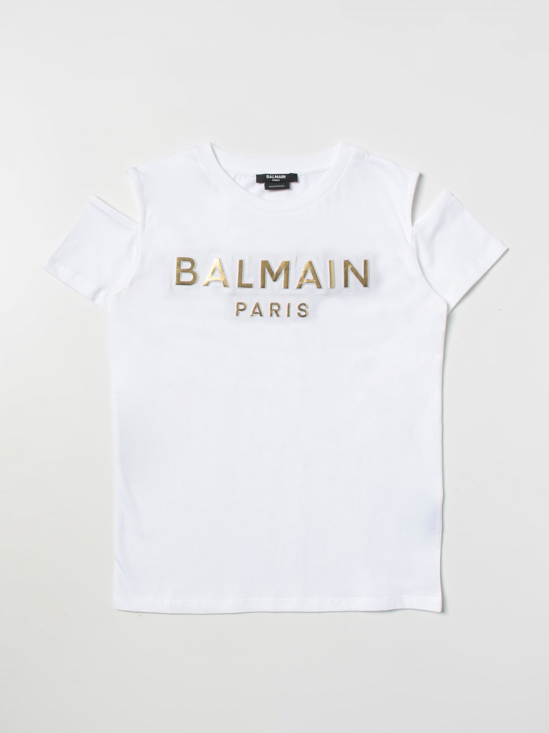 Balmain T-shirt  Kids Kinder Farbe Weiss 1 In White 1