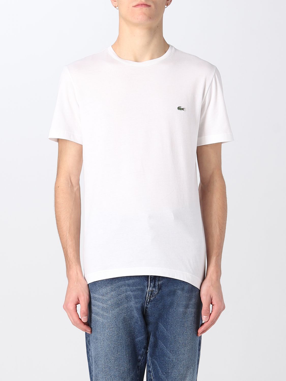 t-shirt for man - White | Lacoste t-shirt TH2038 online on GIGLIO.COM
