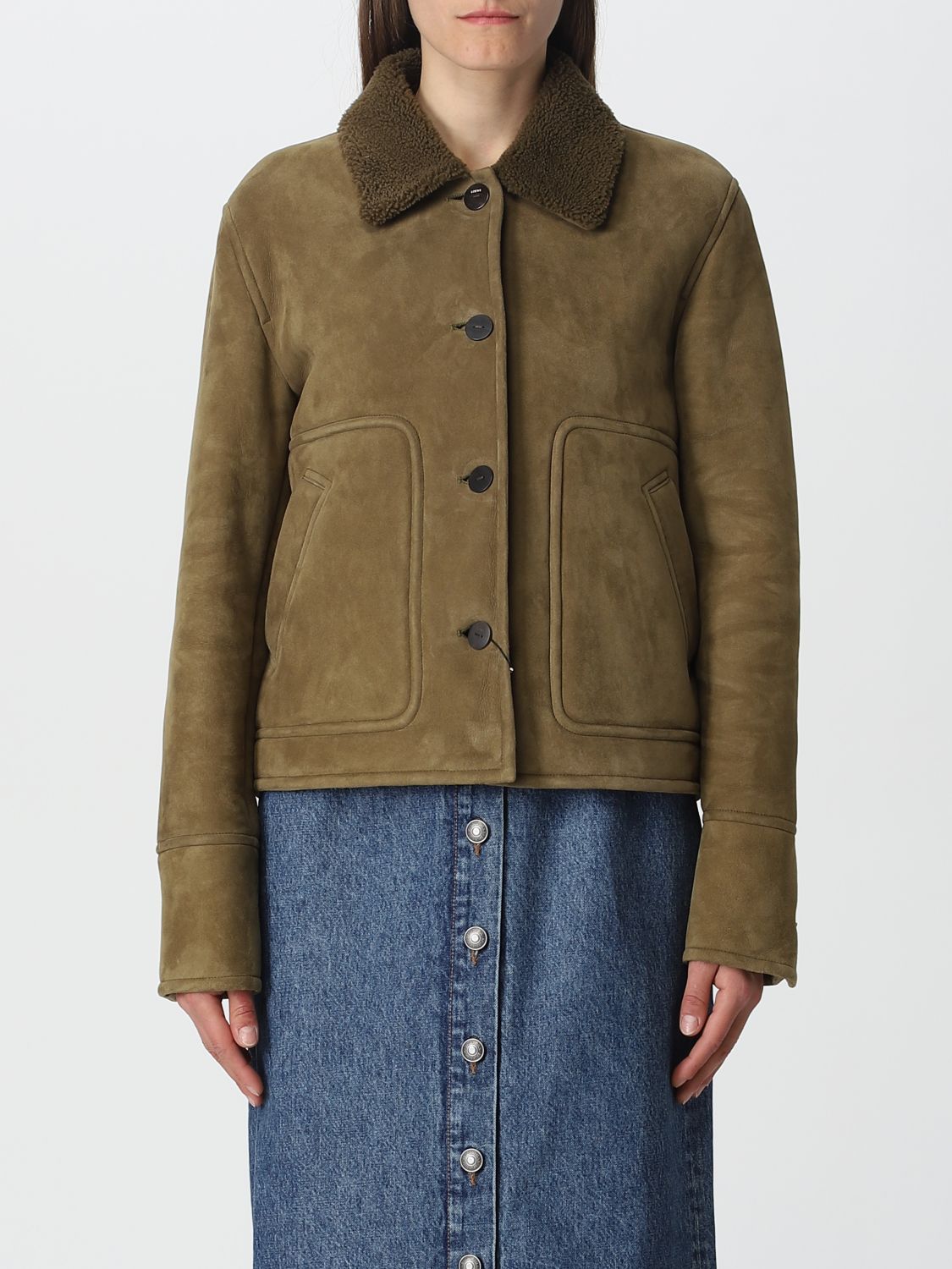 Jacket Loewe: Loewe jacket for woman kaki 1
