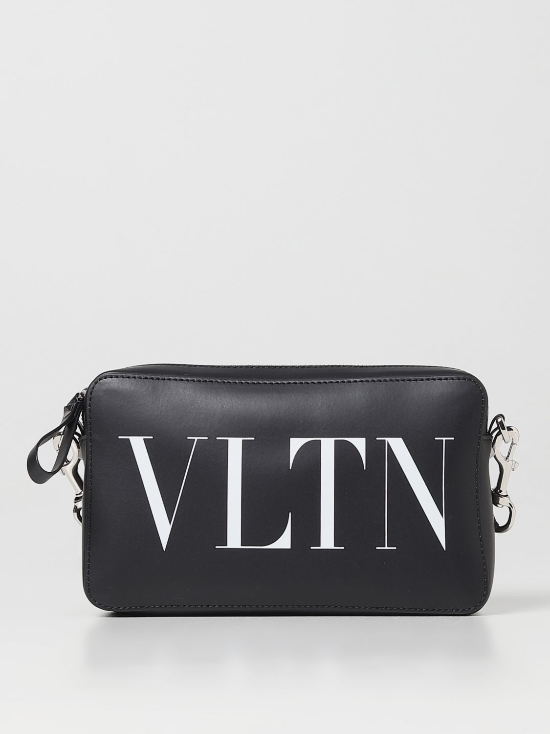 VALENTINO GARAVANI: VLTN leather bag - Black  Valentino Garavani shoulder  bag 2Y2B0704WJW online at