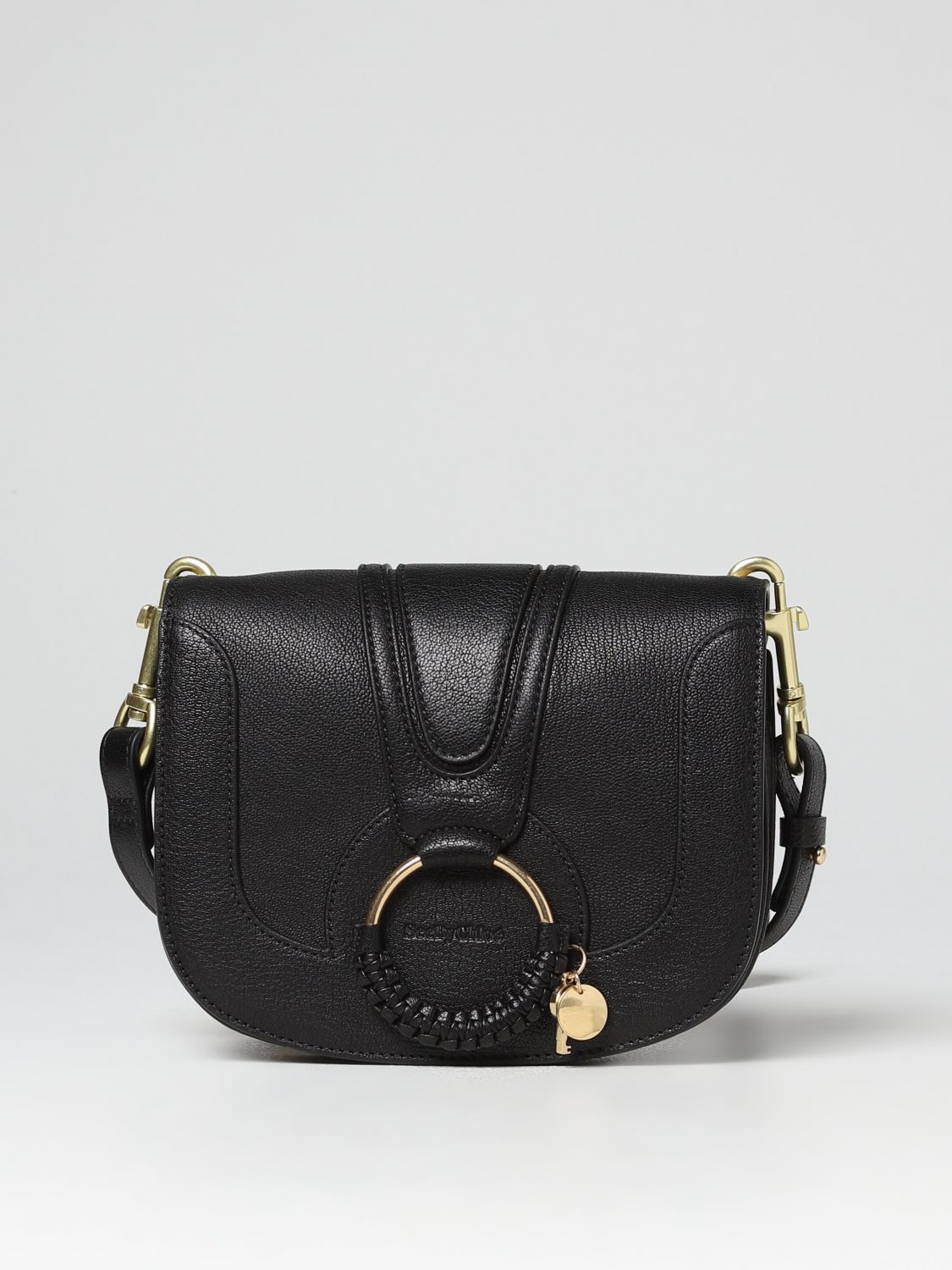 See By Chloé Hana Bag In Grained Leather In Black