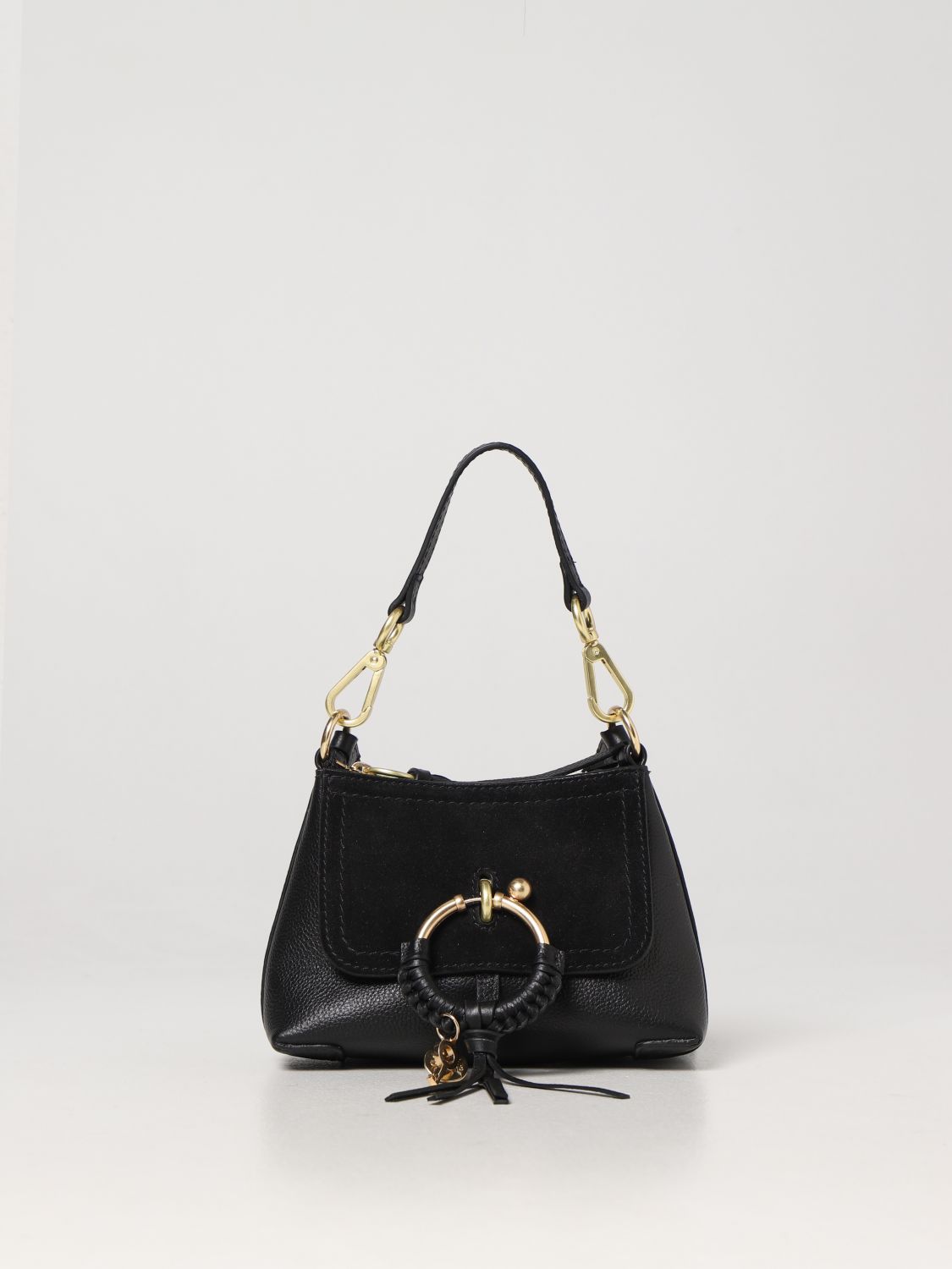 See By Chloé Joan Minibag In Grained Leather In Black