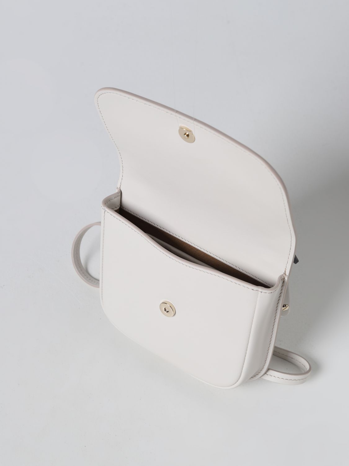 MAX MARA: Mym leather bag - White | Max Mara mini bag