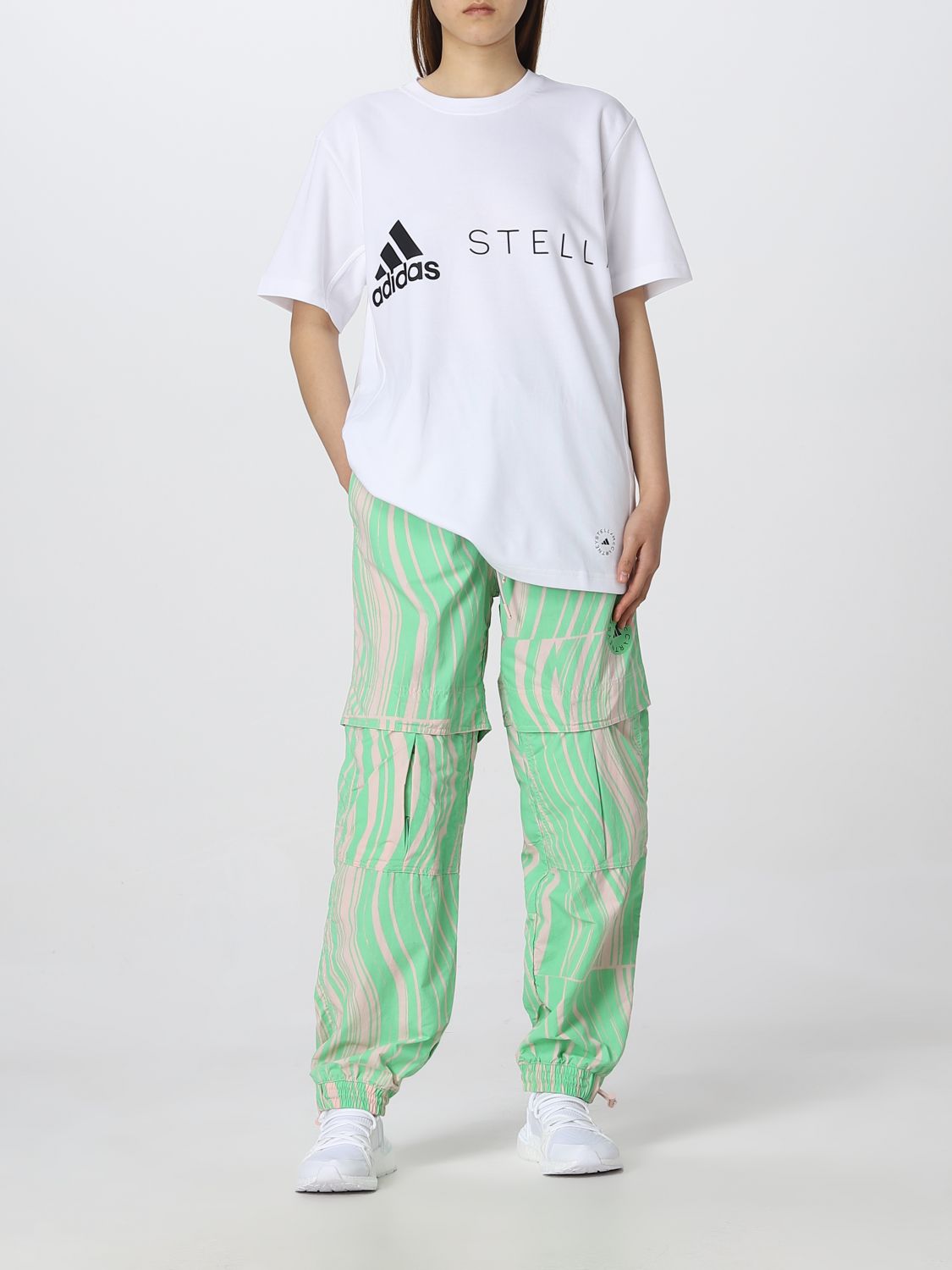 T-shirt Adidas By Stella Mccartney: T-shirt Adidas By Stella McCartney in cotone organico bianco 2